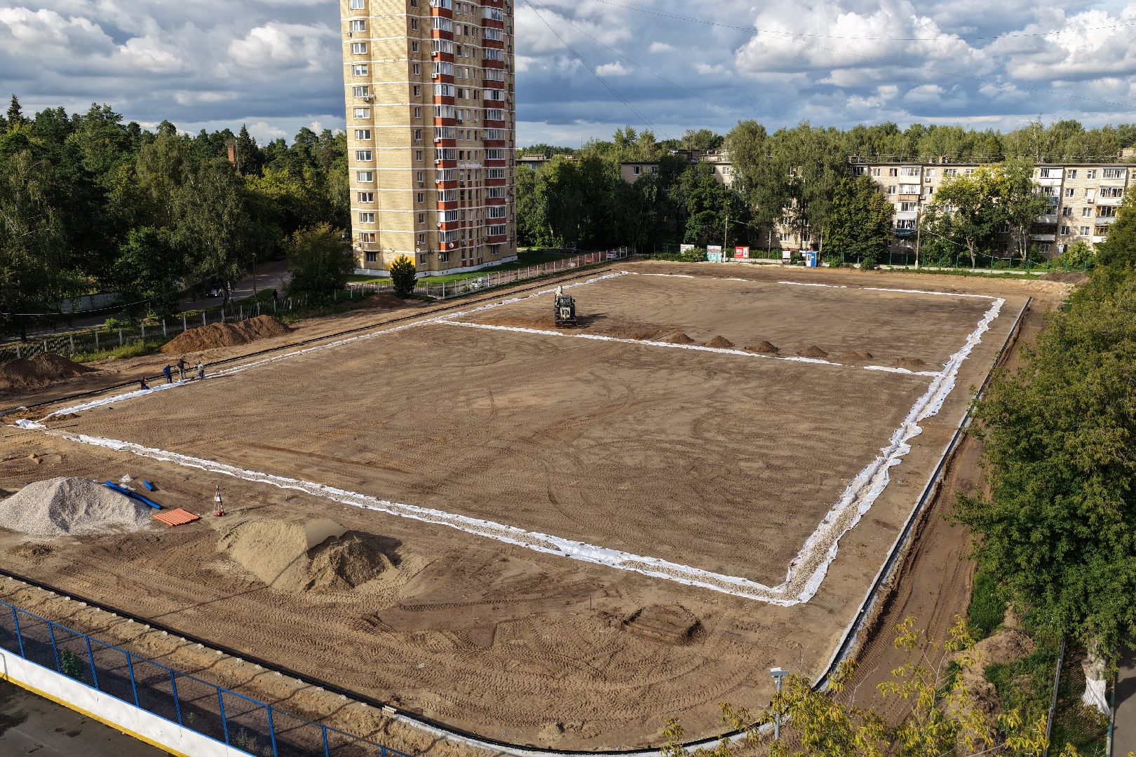 видео с коптера, стадион труд, спорт в люберцах,