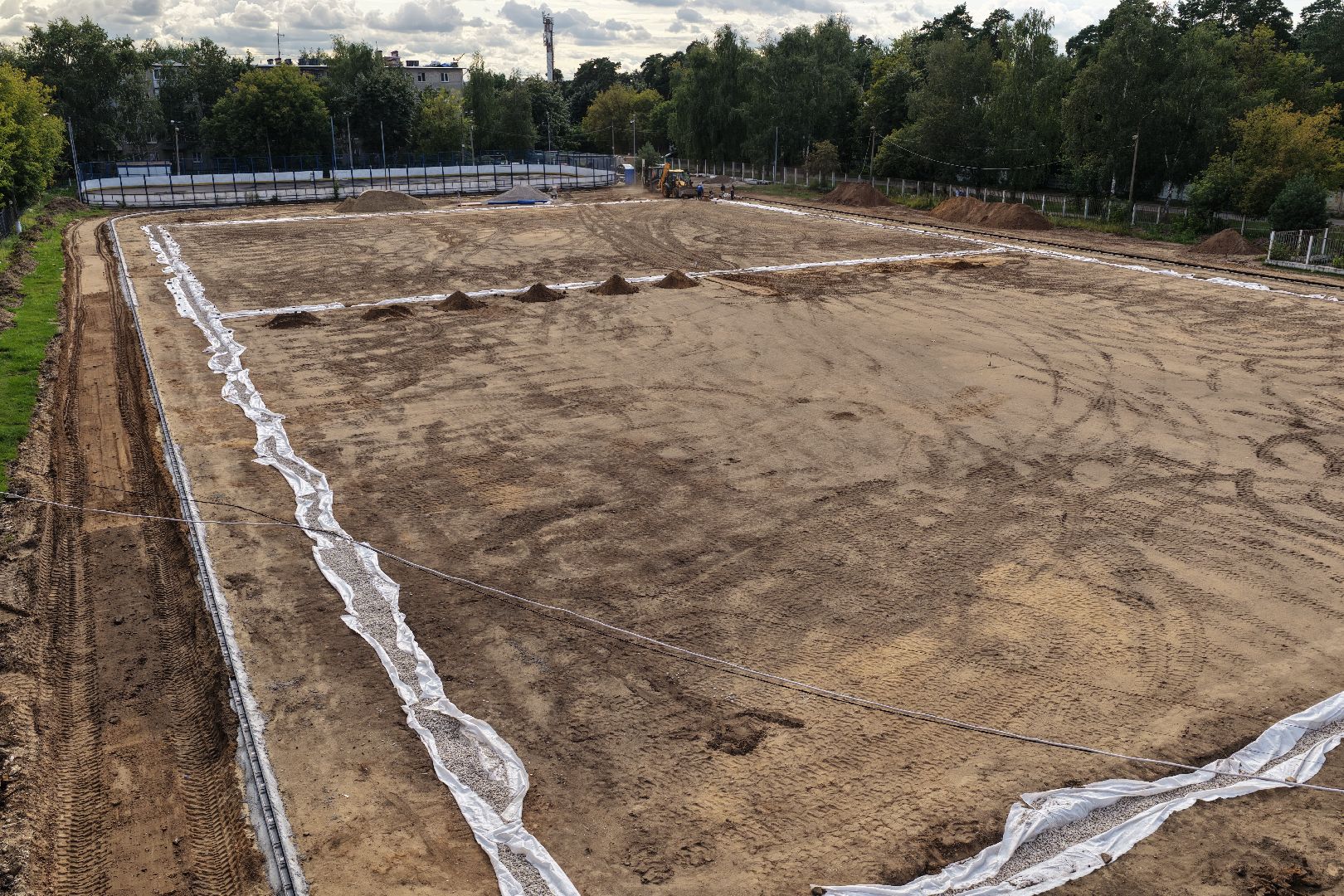 видео с коптера, стадион труд, спорт в люберцах,