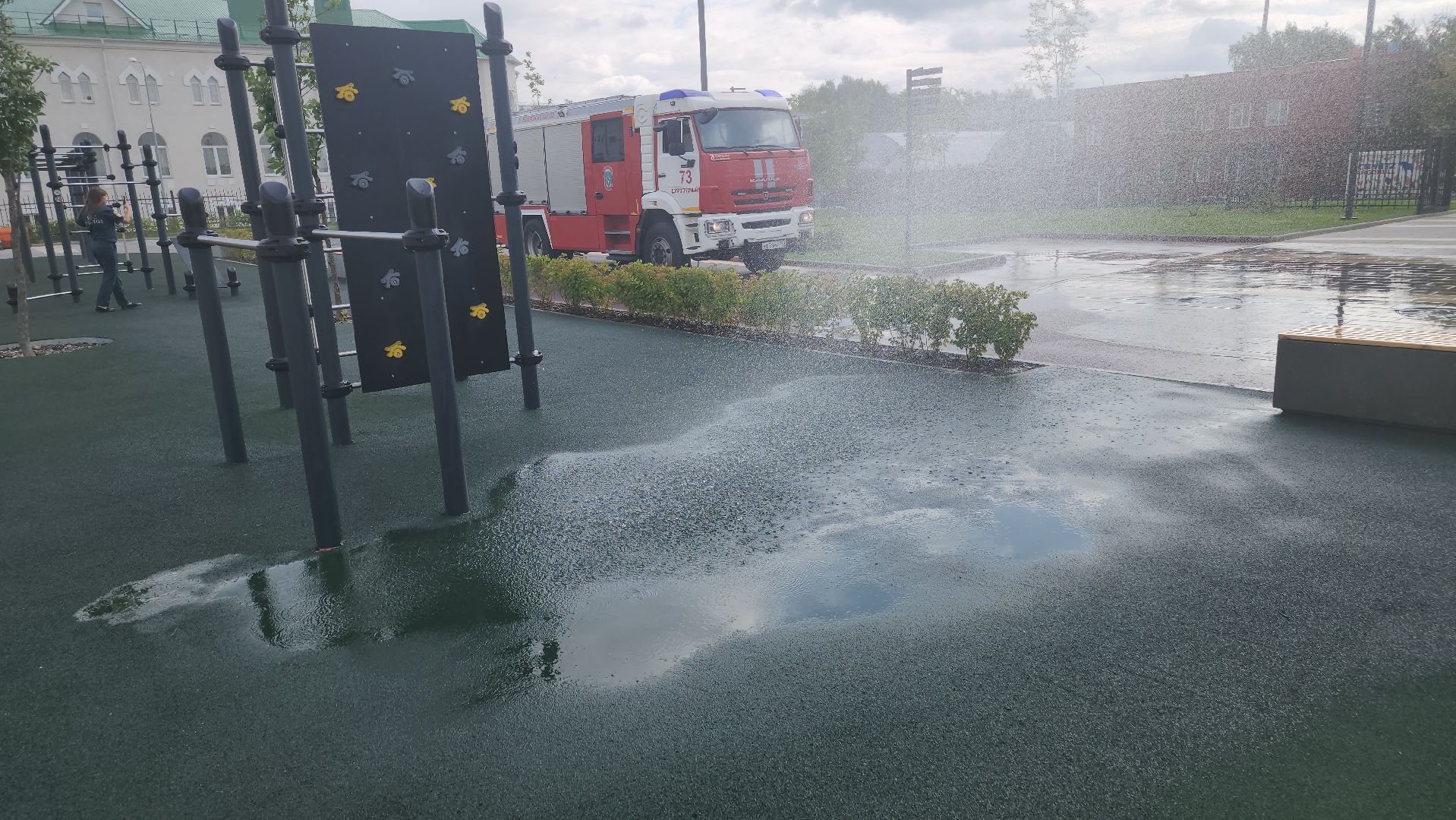 долгопрудный, физтех-лицей,мчс россии, учения, дизель-генератор, резевное питание, пожарная машина,