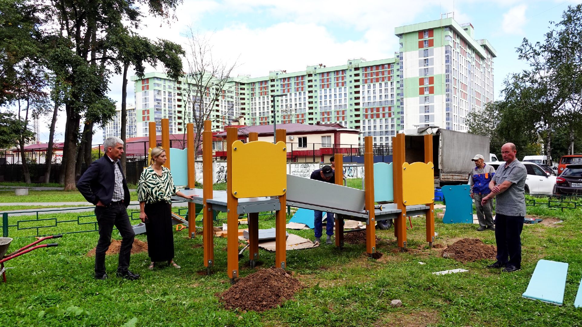 благоустройство, сергиев посад, сергиево-посадский городской округ, дип, детская игровая площадка , по просьбам жителей,