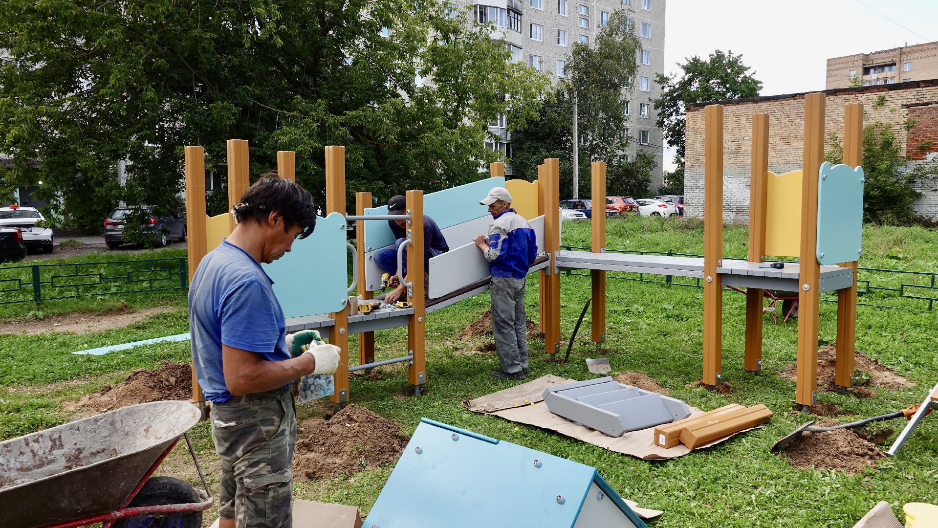 благоустройство, сергиев посад, сергиево-посадский городской округ, дип, детская игровая площадка , по просьбам жителей,