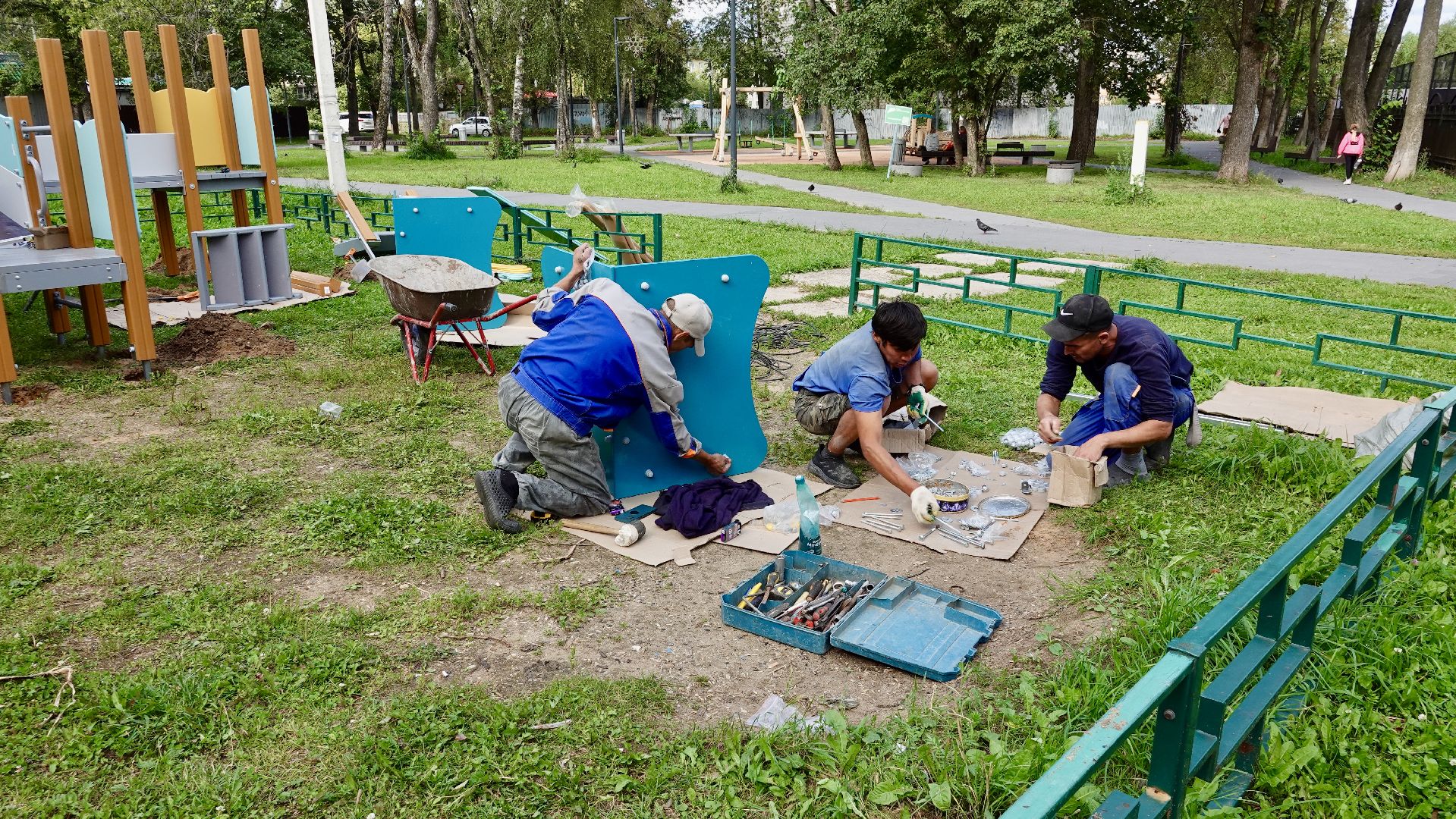 благоустройство, сергиев посад, сергиево-посадский городской округ, дип, детская игровая площадка , по просьбам жителей,