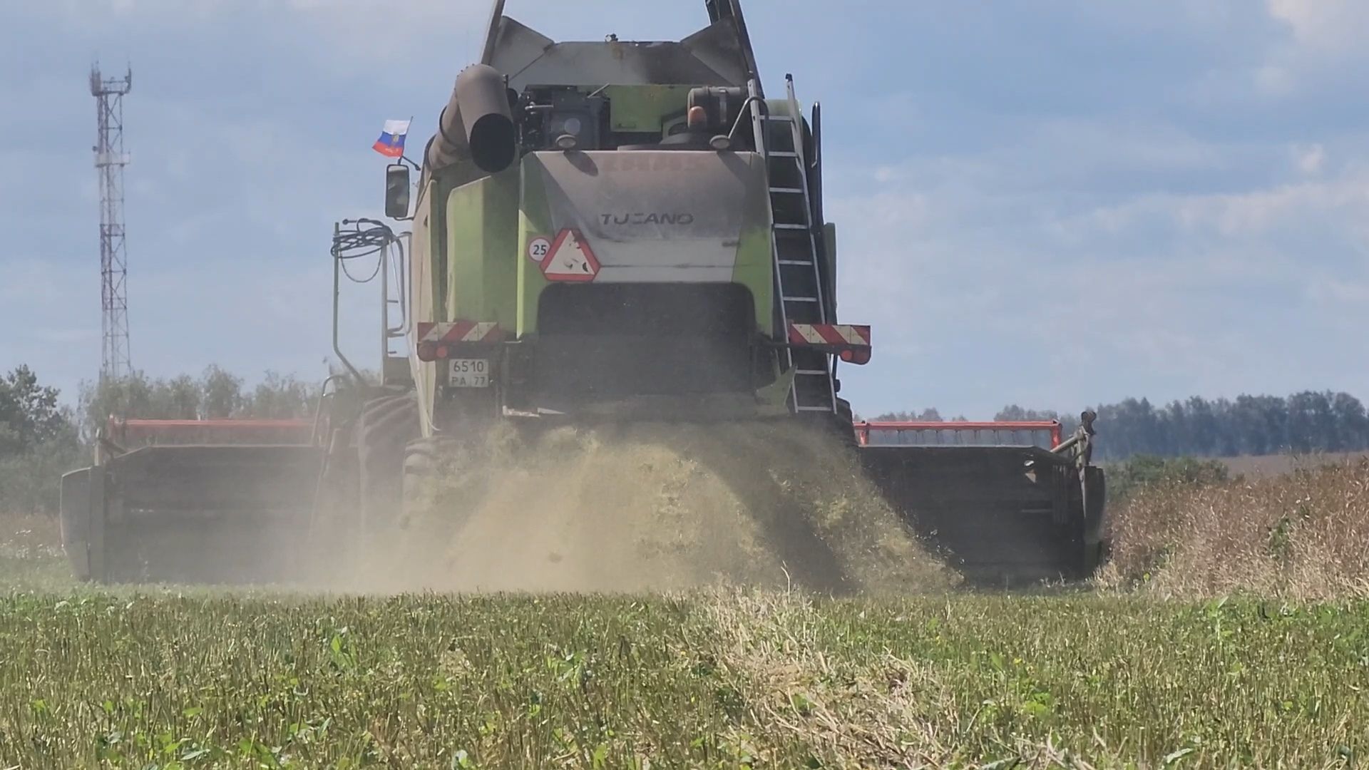 Зарайск, Сельское хозяйство, Уборочная кампания, Туламашагро, Уборка рапса в Зарайске,