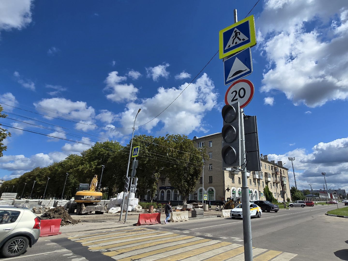 Коломна, светофор,