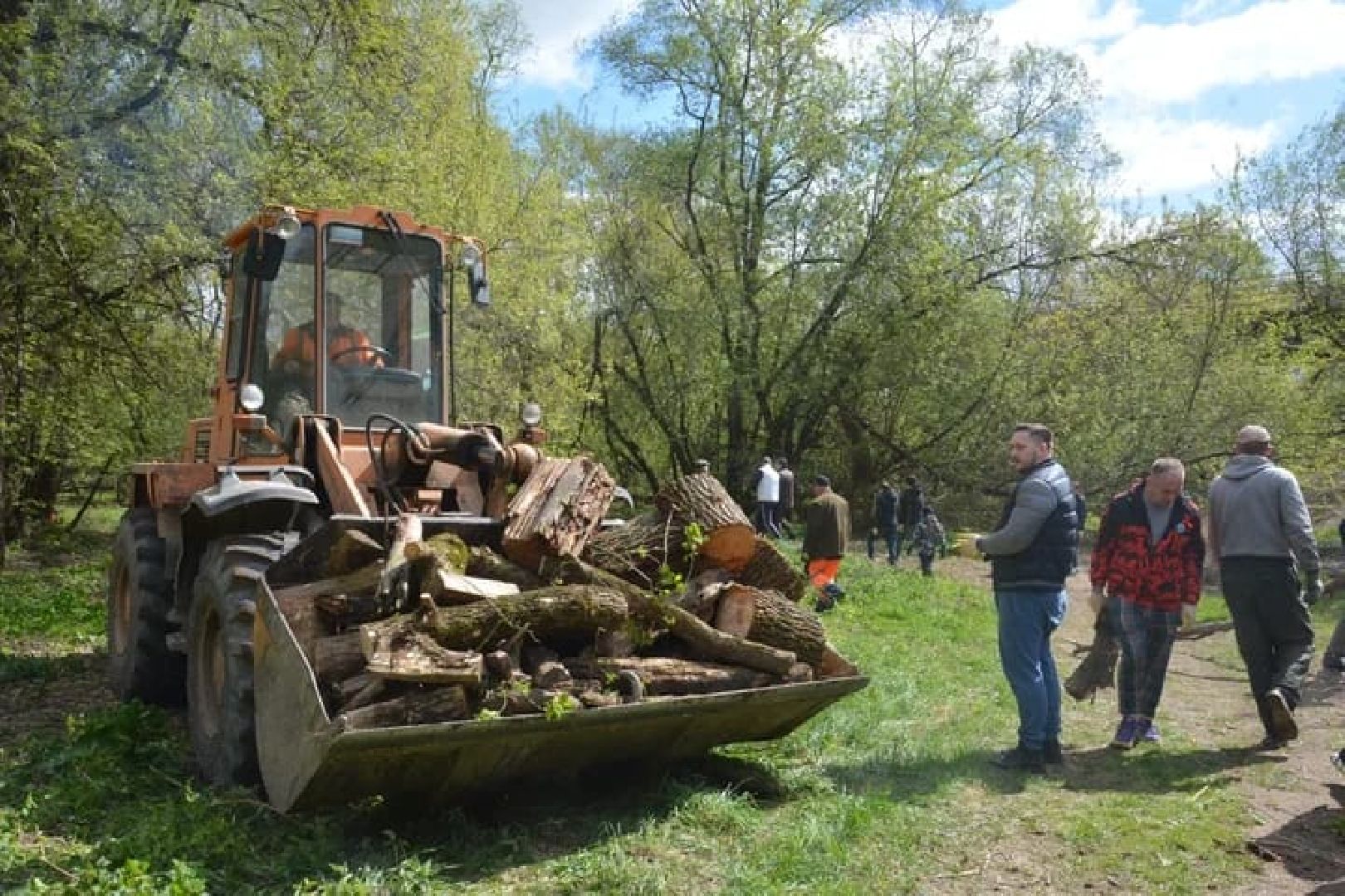 Звенигород, День Победы, субботник, Верхний Посад