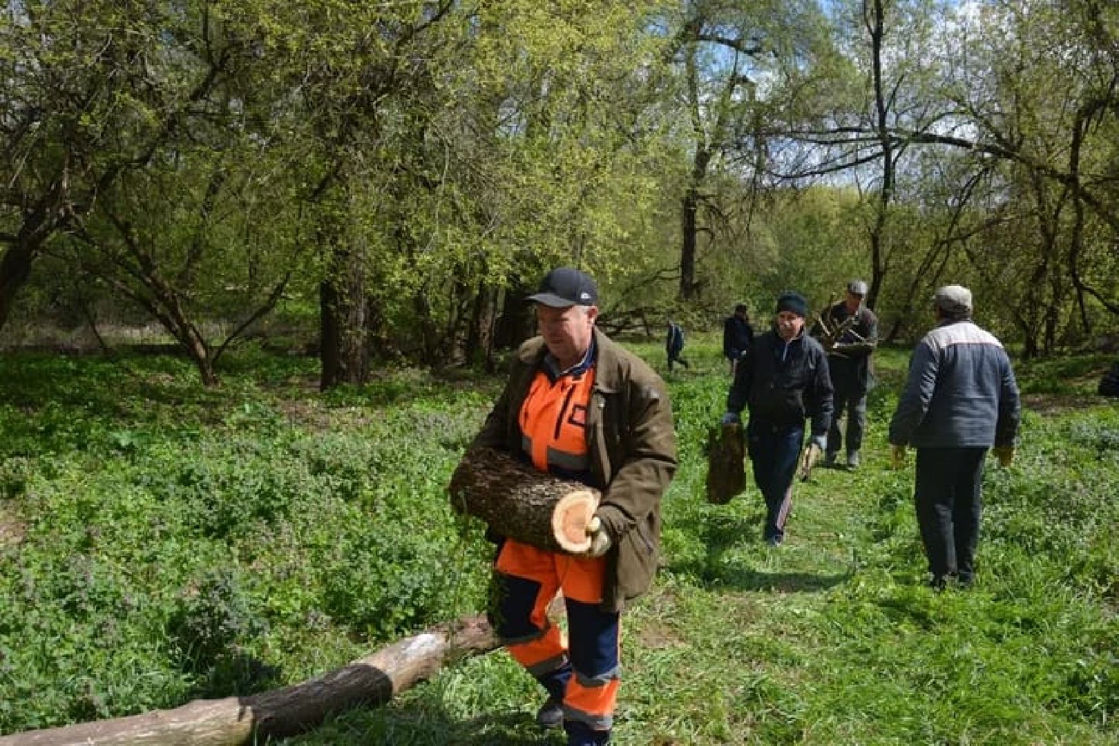 Звенигород, День Победы, субботник, Верхний Посад