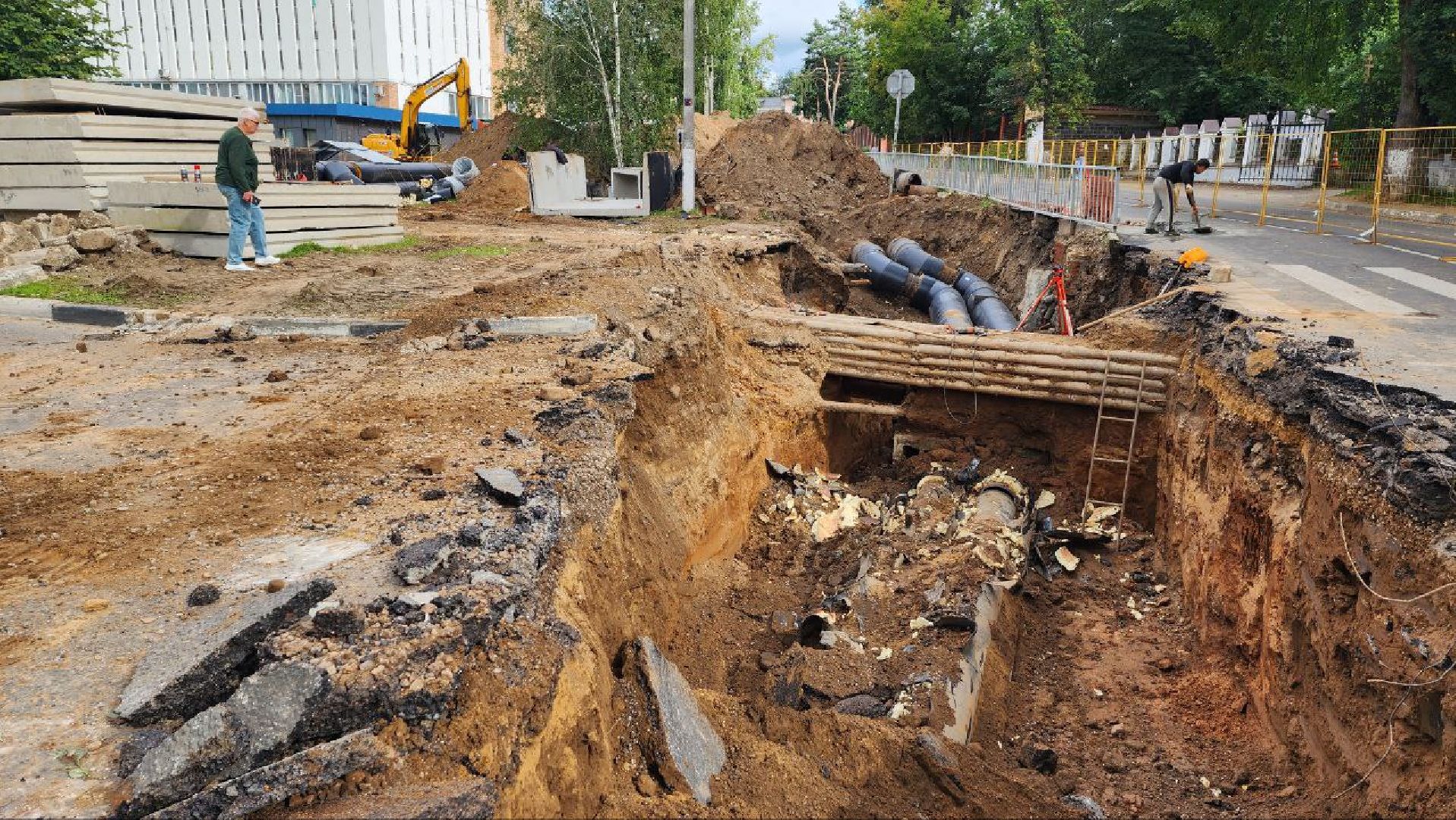 Дмитров, Ремонт теплосети, ЖКХ, МинЖКХ,