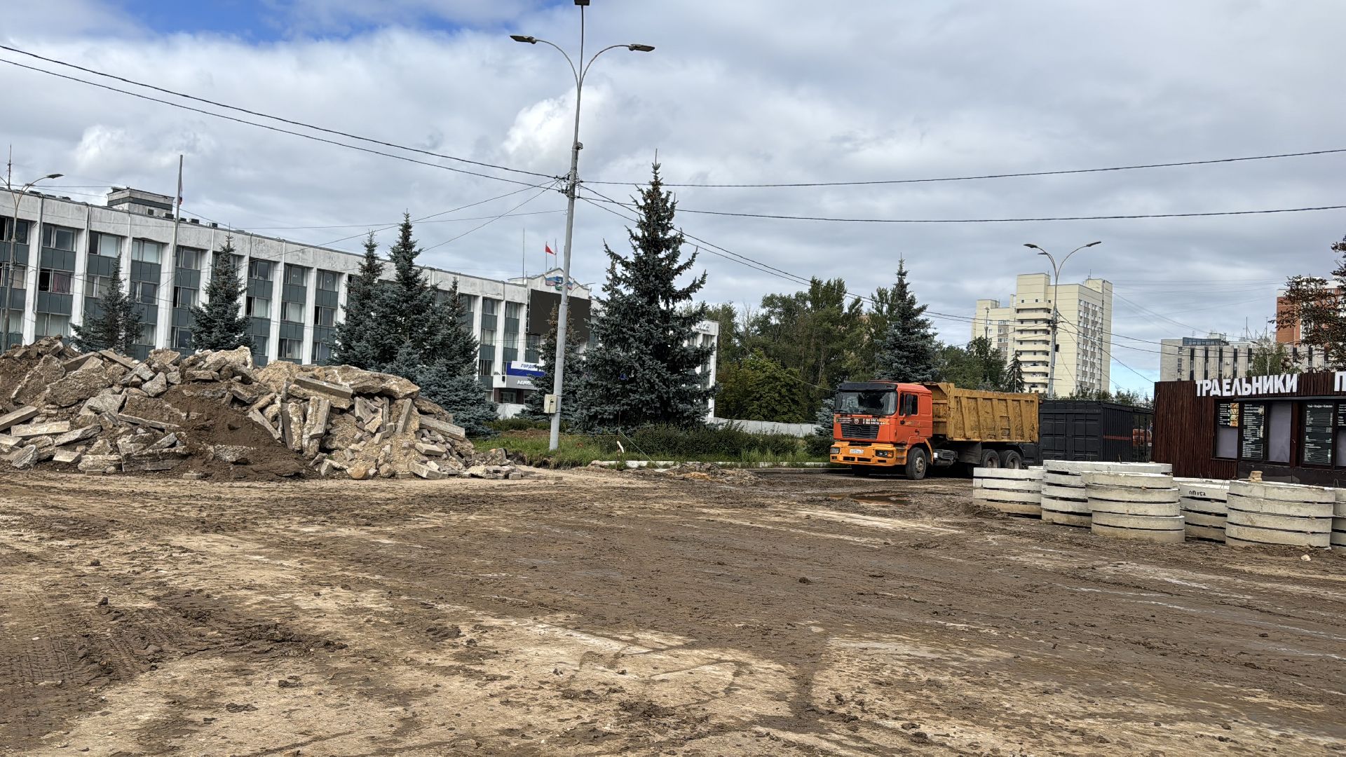 Реконструкция центральной площади одинцова, Благоустройство одинцова, Одинцовский округ,