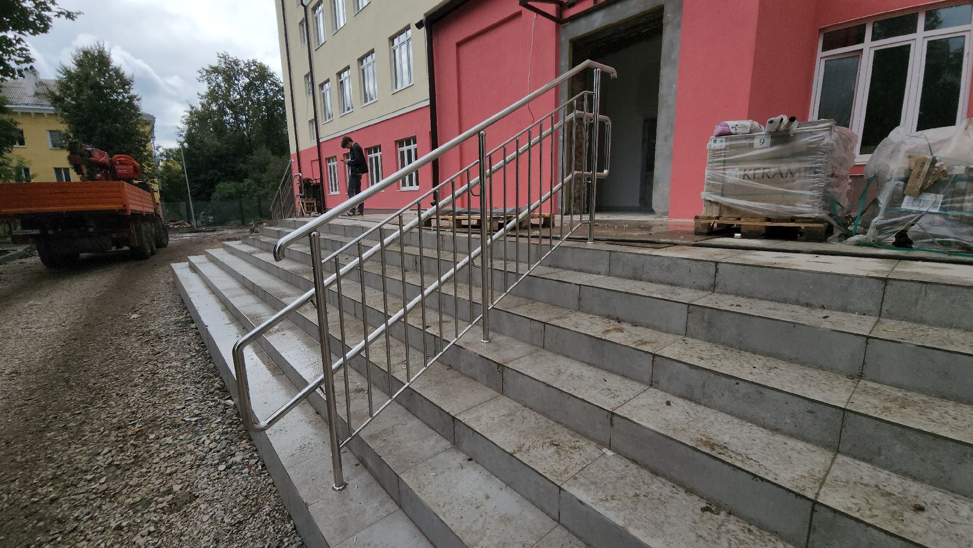 серпухов, школа 1, капитальный ремонт школы,