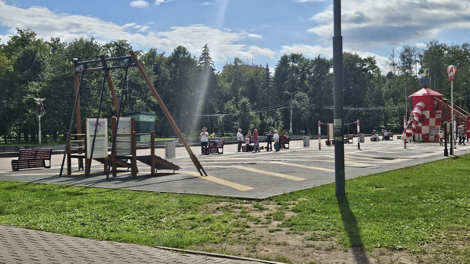 благоустройство,  сквер 28 квартал, жуковский,