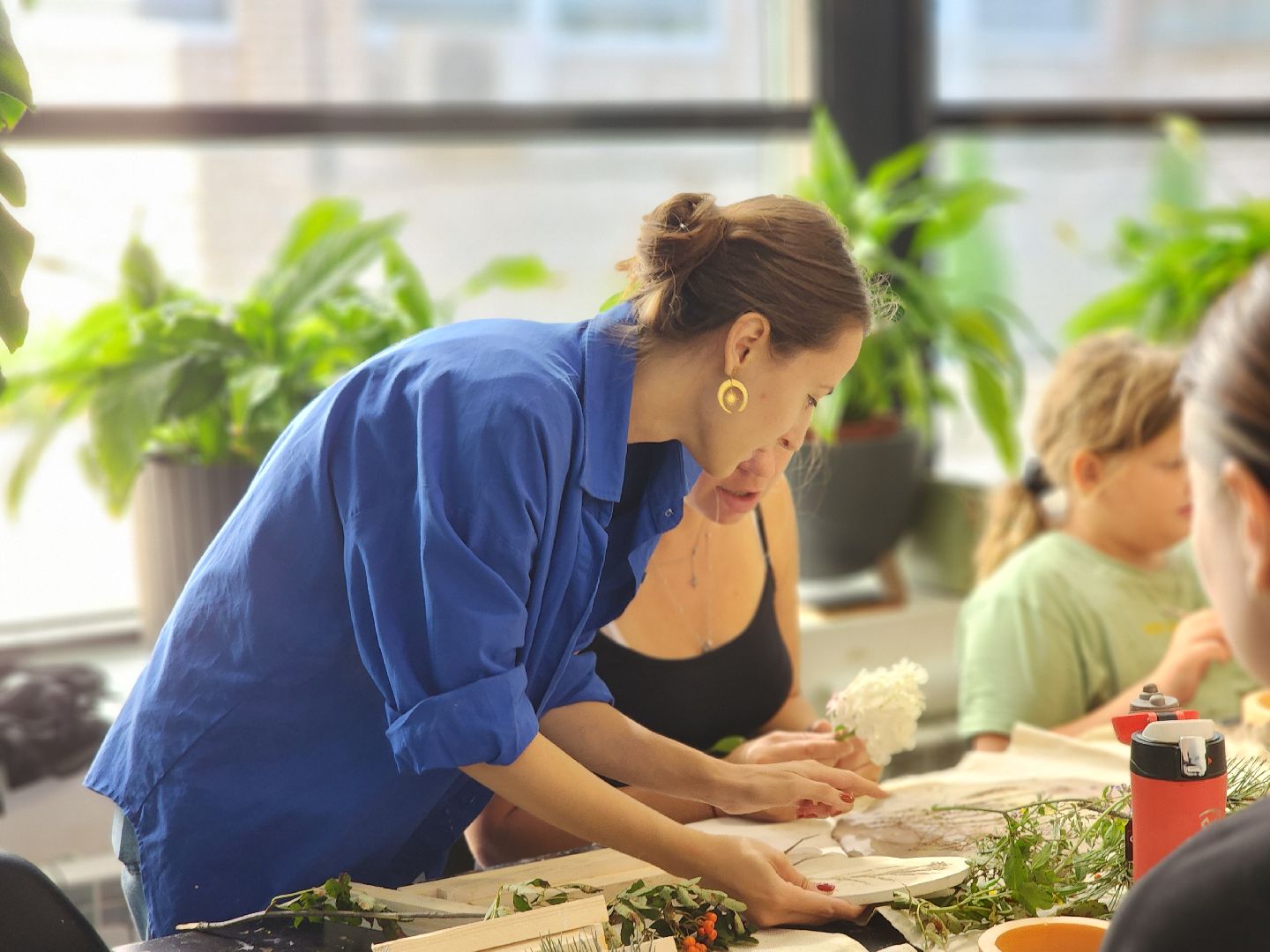 Черноголовка, ботанический барельеф, Мастер-класс,