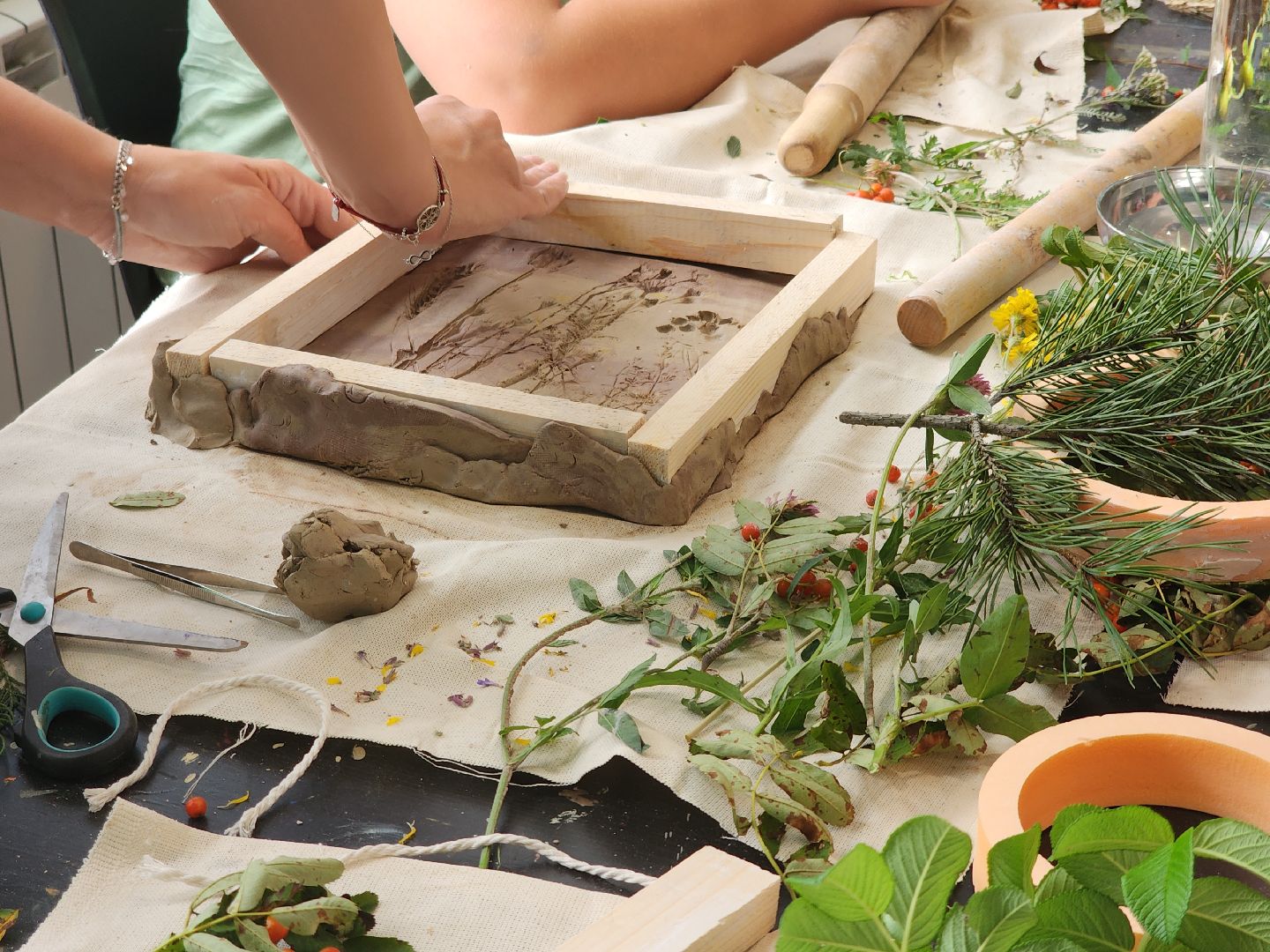 Черноголовка, ботанический барельеф, Мастер-класс,
