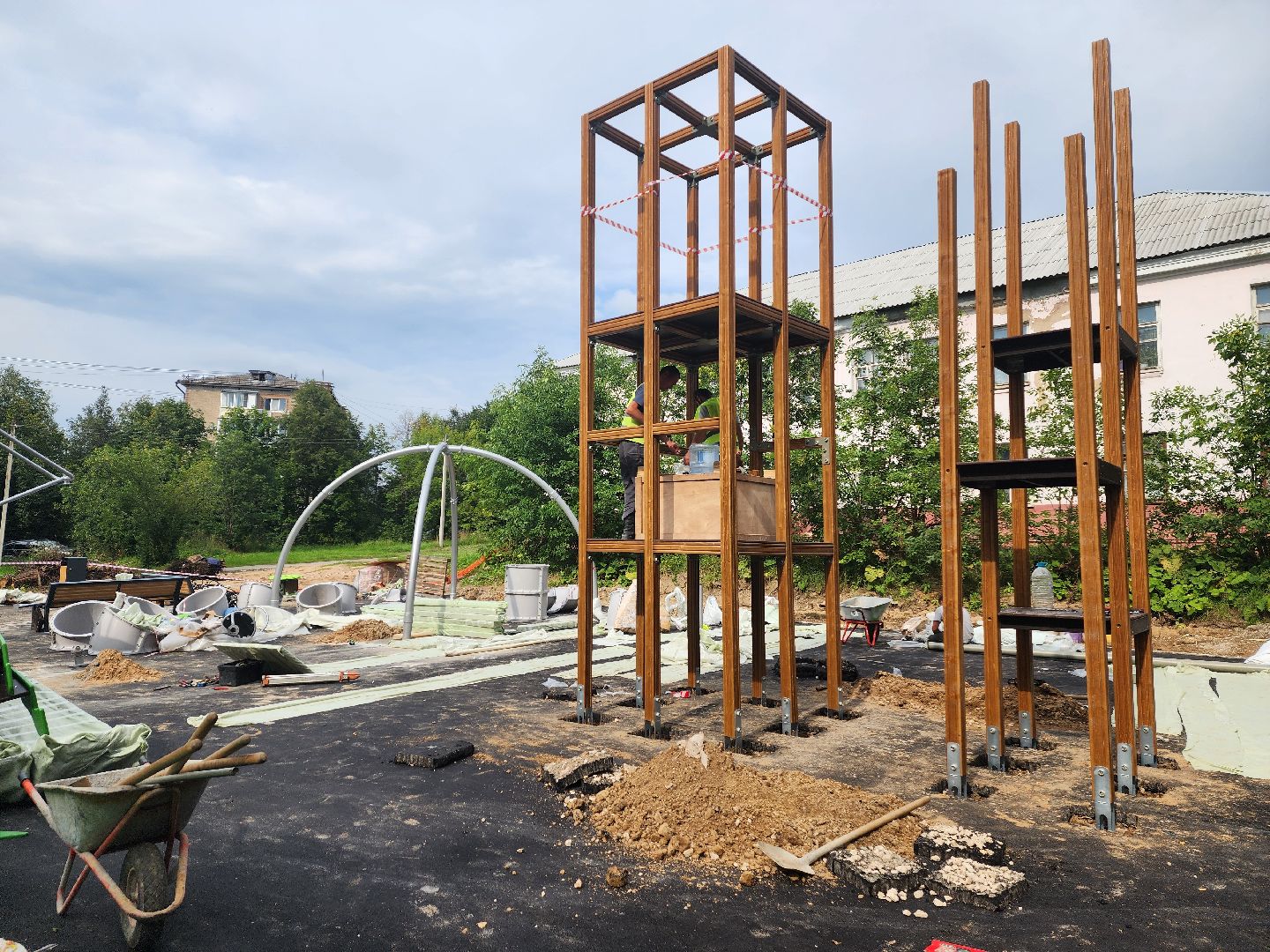 красноармейск, городской округ пушкинский, детская площадка, дружба народов, благоустройство,