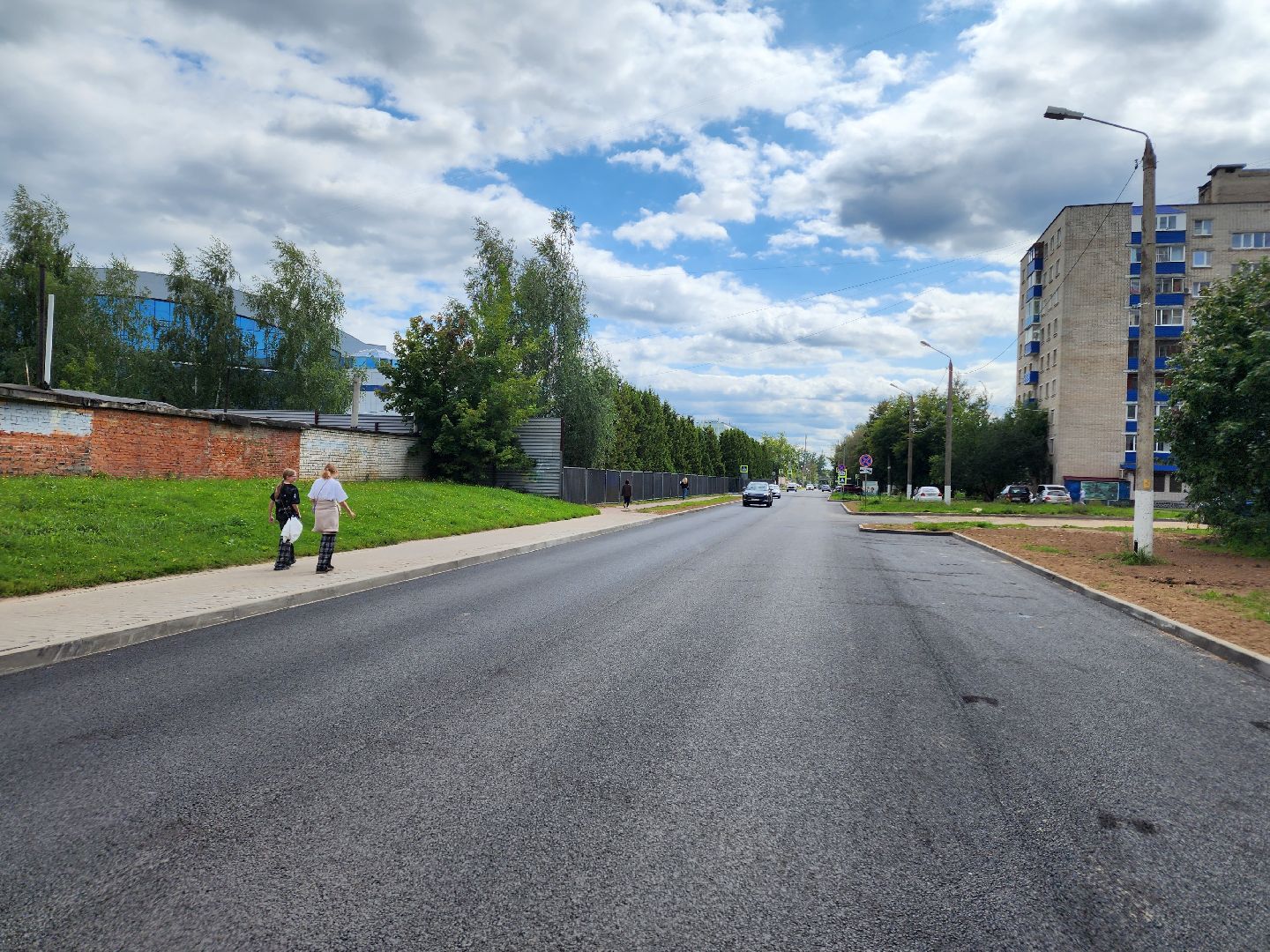 чехов, улица весенняя, дорожный ремонт, капремонт дороги, замена покрытия, расширение парковок, парковочные карманы, дорожные знаки, пешеходные переходы, госпрограмма московской области, развитие дорожного комплекса,