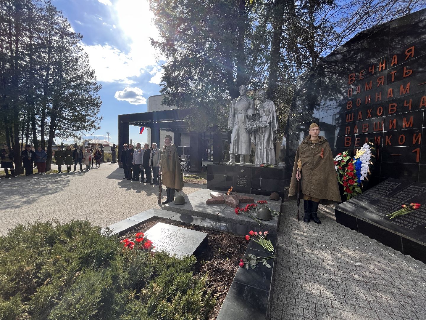 Шаховская, День Победы, мемориал