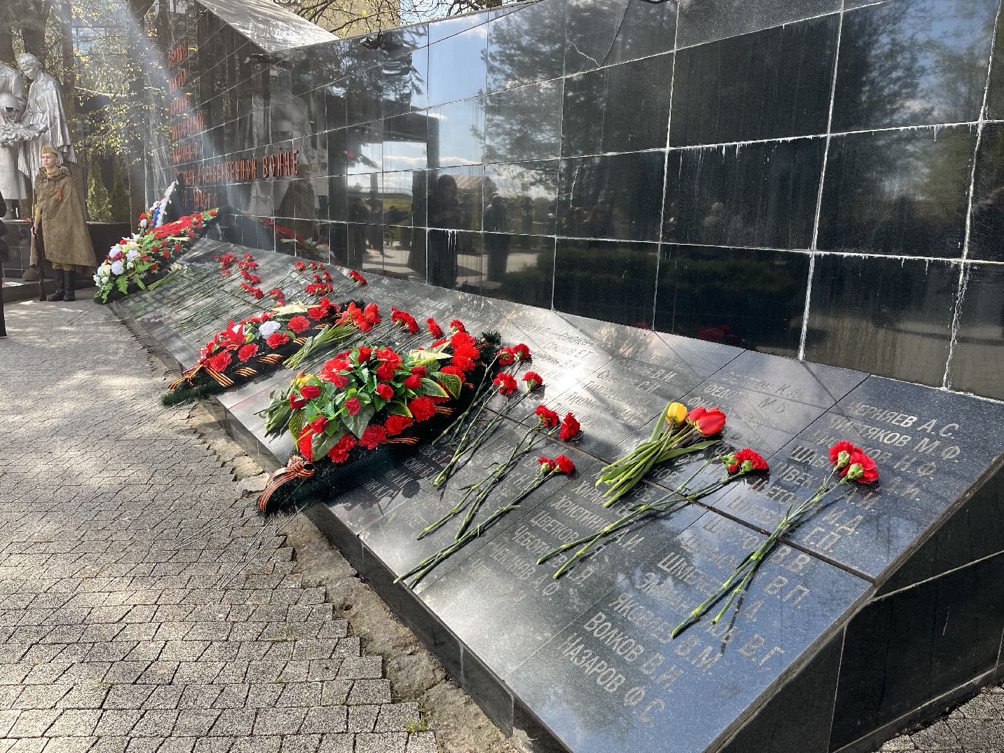 Шаховская, День Победы, мемориал