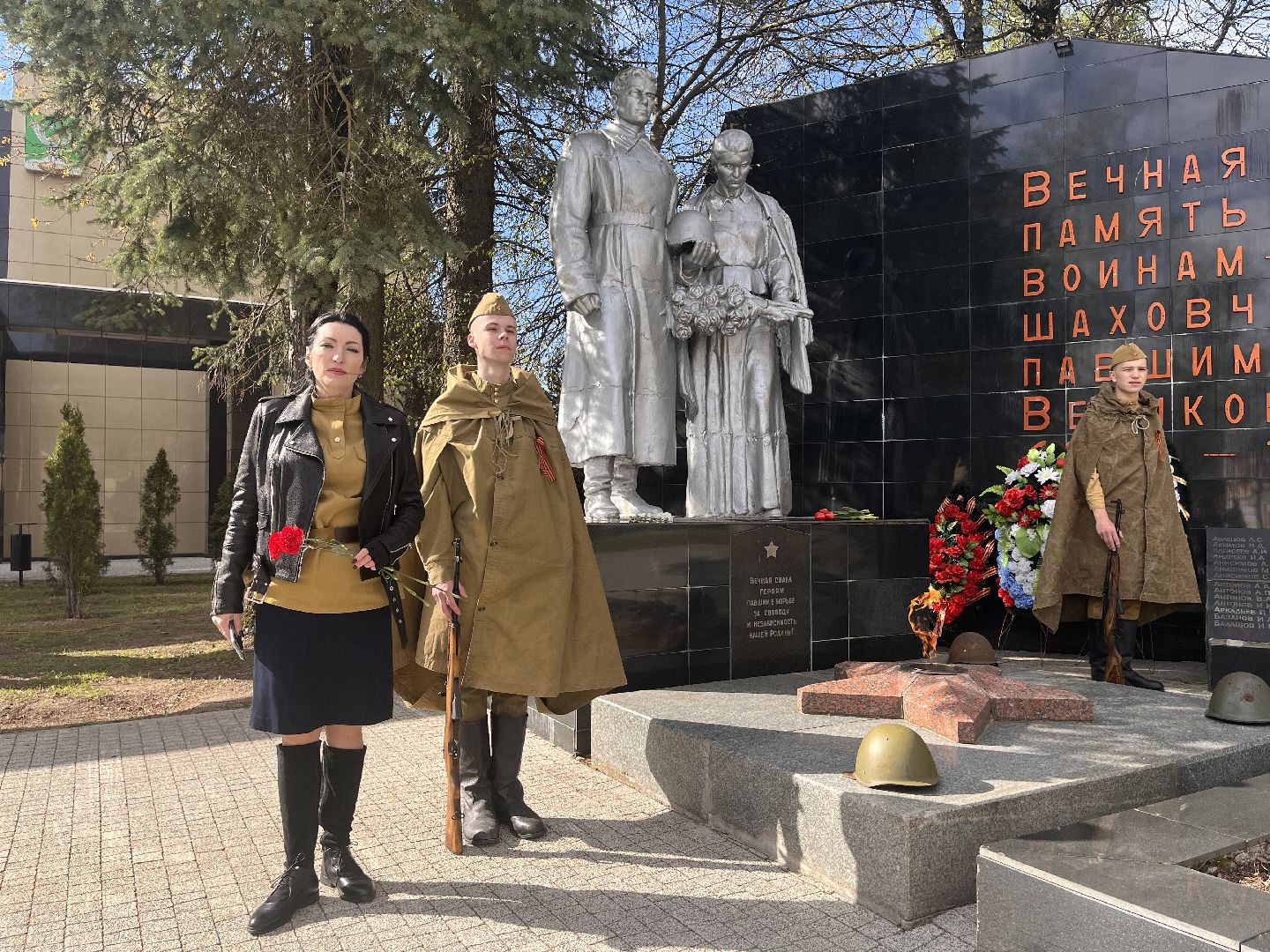 Шаховская, День Победы, мемориал