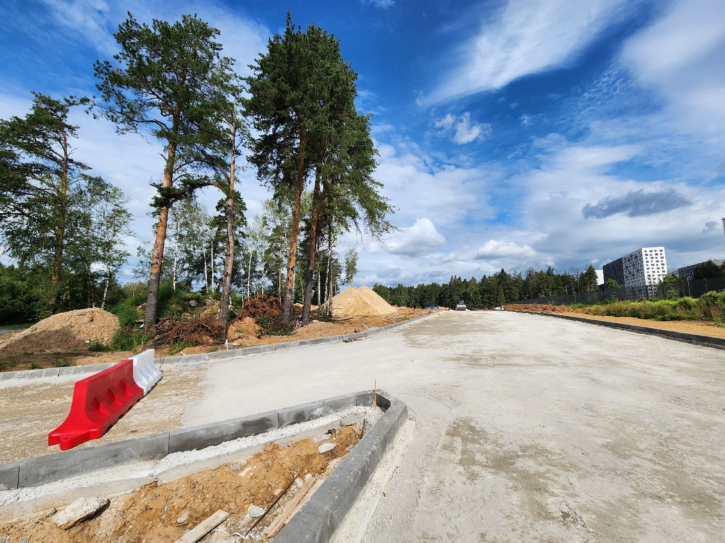 реконструкция дороги, мытищи, Угольная улица,