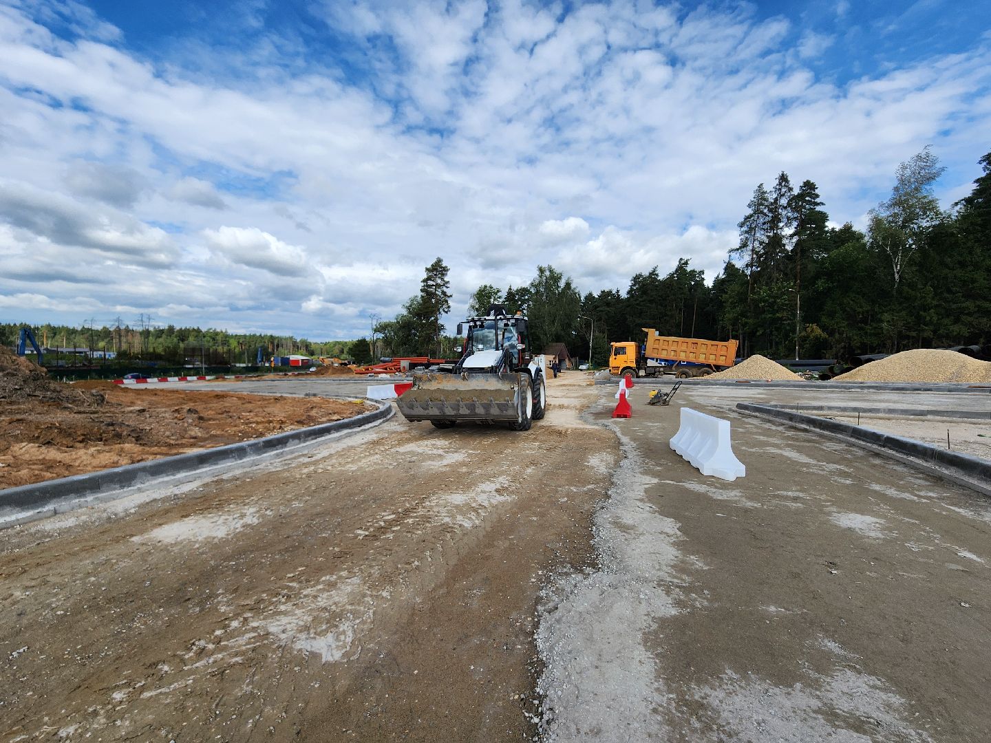 реконструкция дороги, мытищи, Угольная улица,