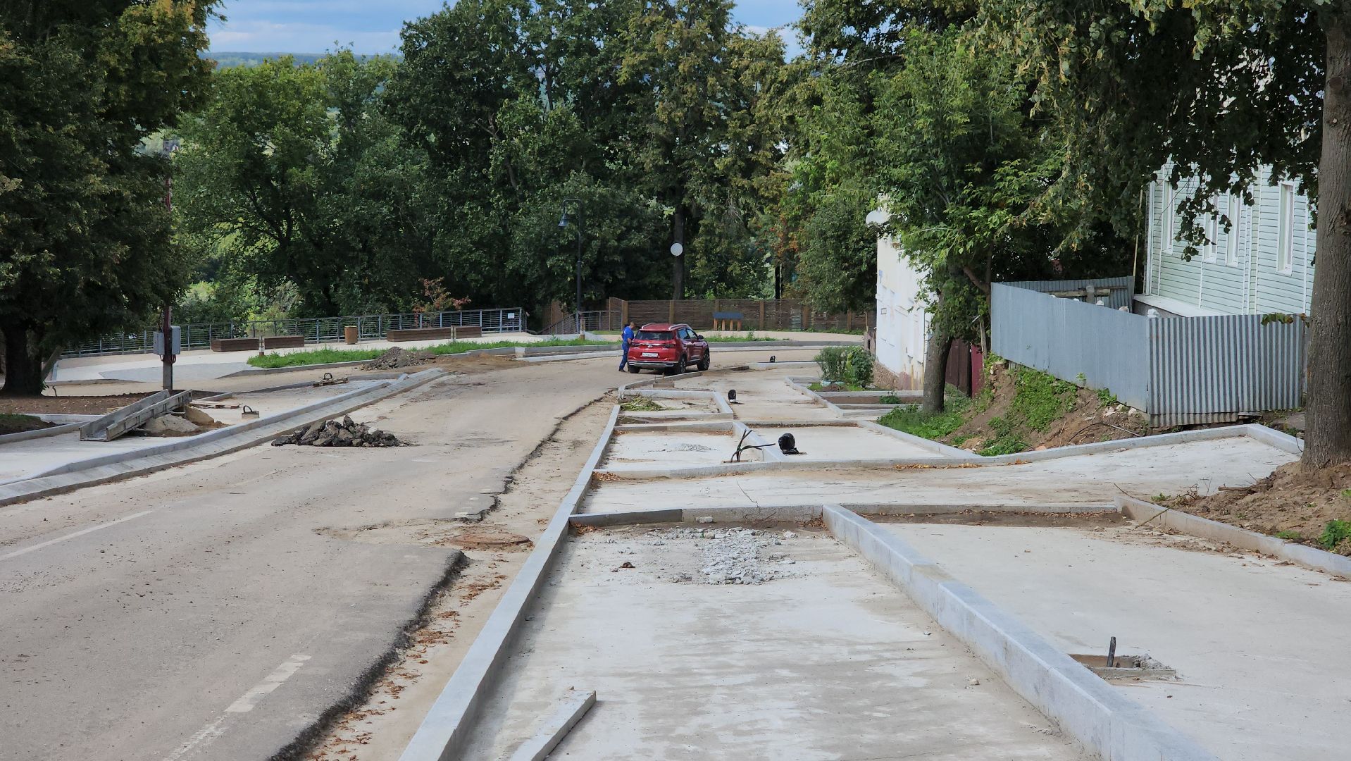 кашира, благоустройство, историческая часть города, госпрограмма московской области, пешеходные дорожки, тротуары, безопасный регион, набережная,