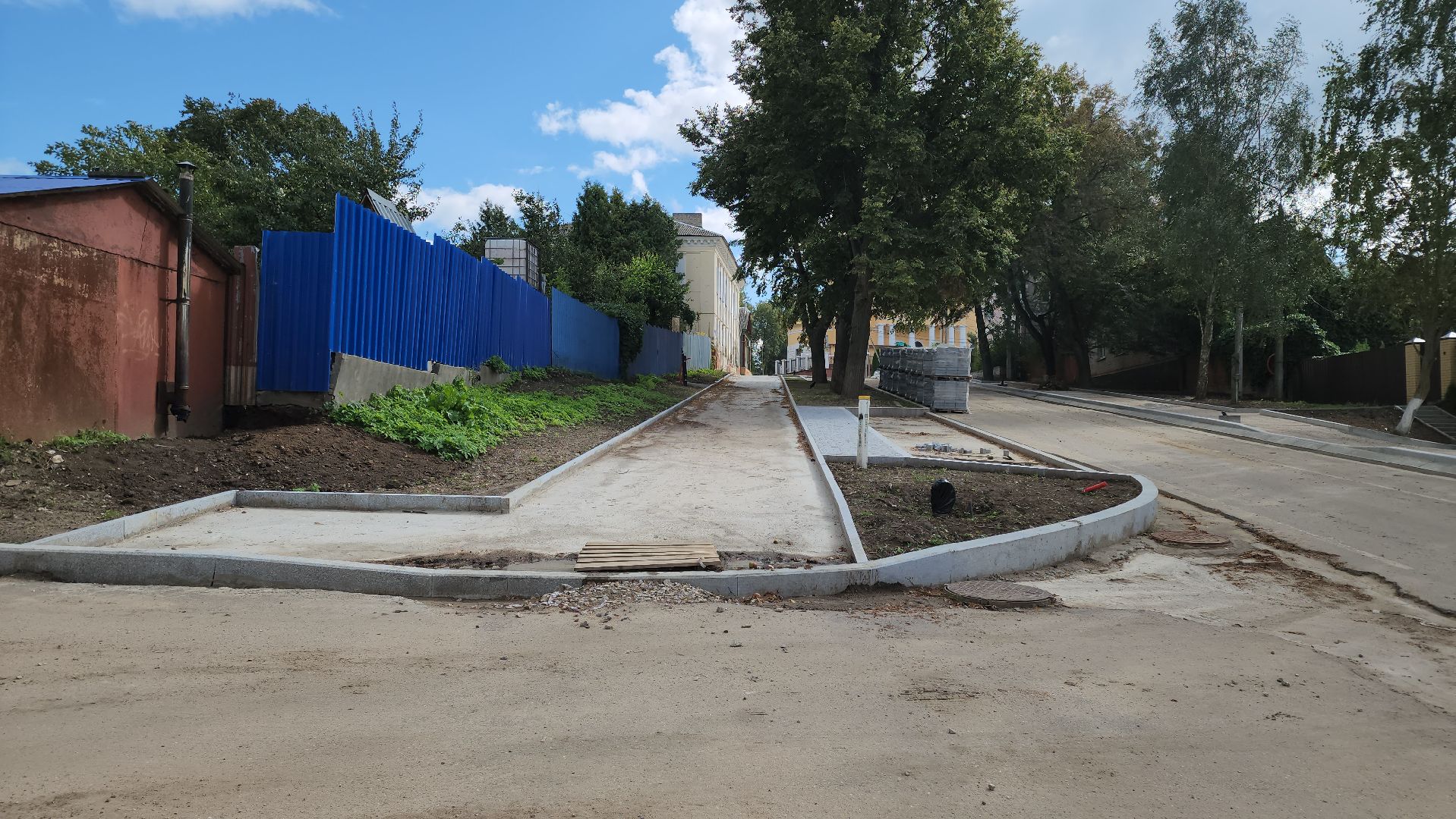 кашира, благоустройство, историческая часть города, госпрограмма московской области, пешеходные дорожки, тротуары, безопасный регион, набережная,