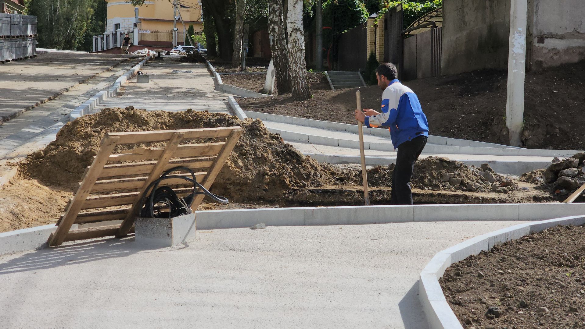 кашира, благоустройство, историческая часть города, госпрограмма московской области, пешеходные дорожки, тротуары, безопасный регион, набережная,