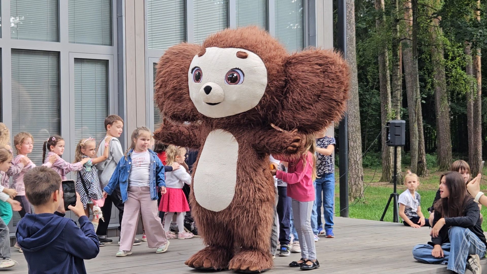 праздник в парке,  чебурашка, жуковский,