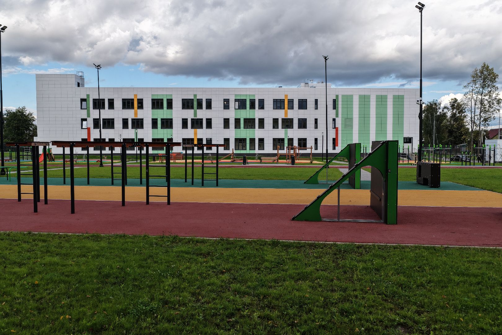 видео с коптера, школа в барыбино, образование домодедово,