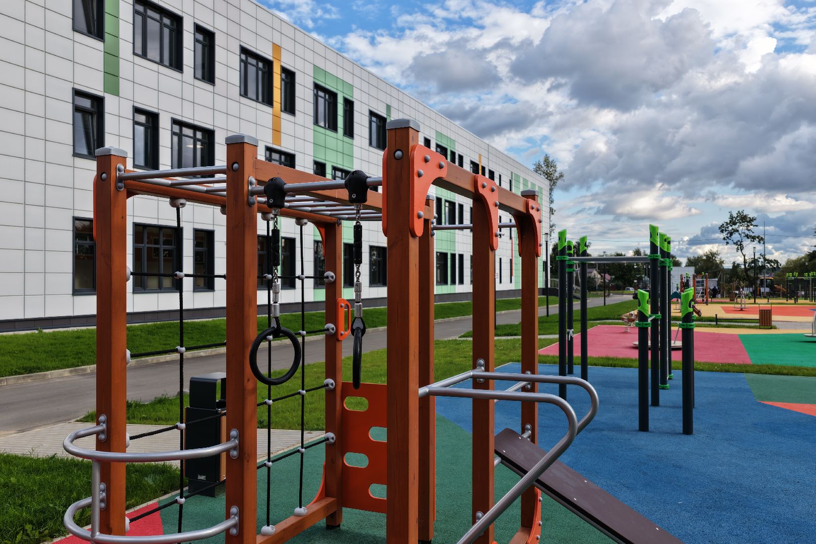 видео с коптера, школа в барыбино, образование домодедово,