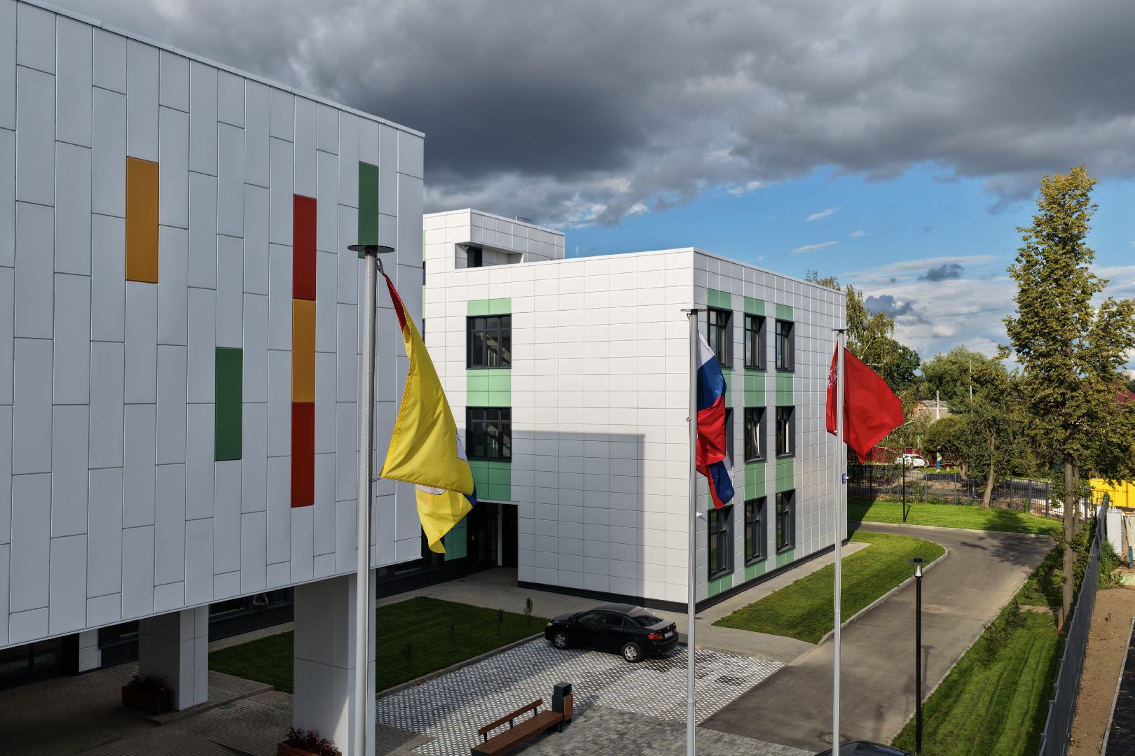 видео с коптера, школа в барыбино, образование домодедово,