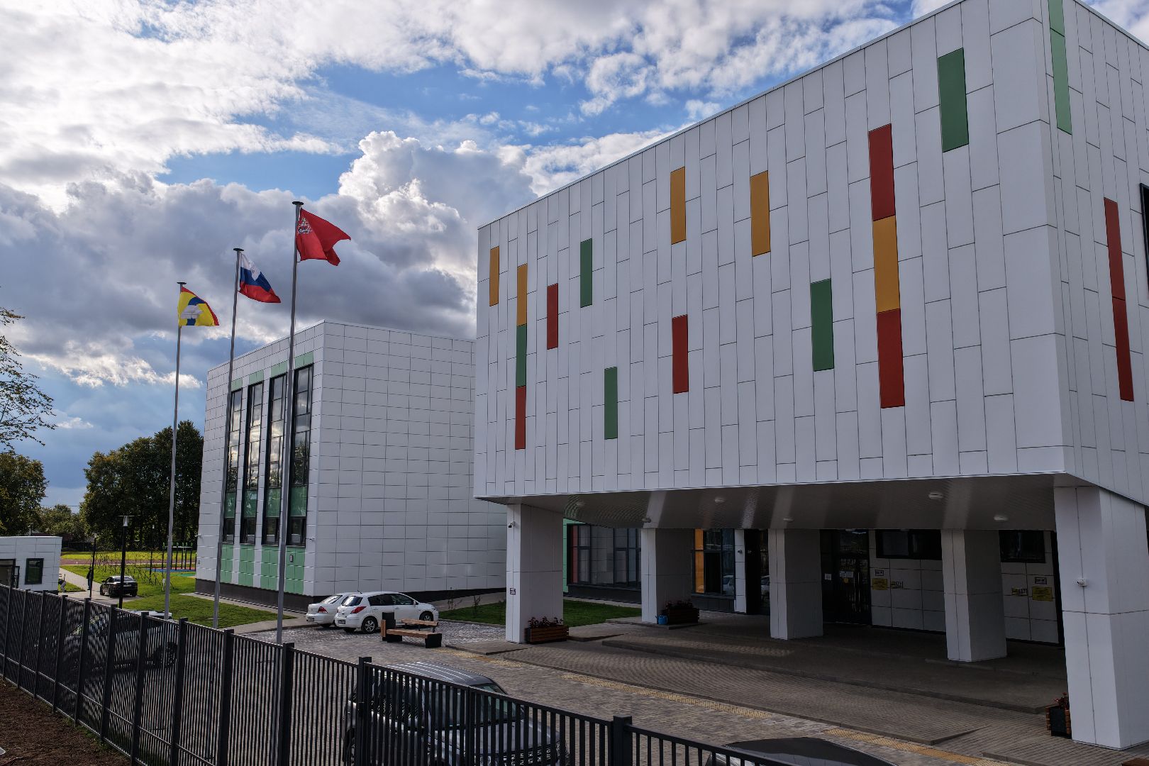 видео с коптера, школа в барыбино, образование домодедово,