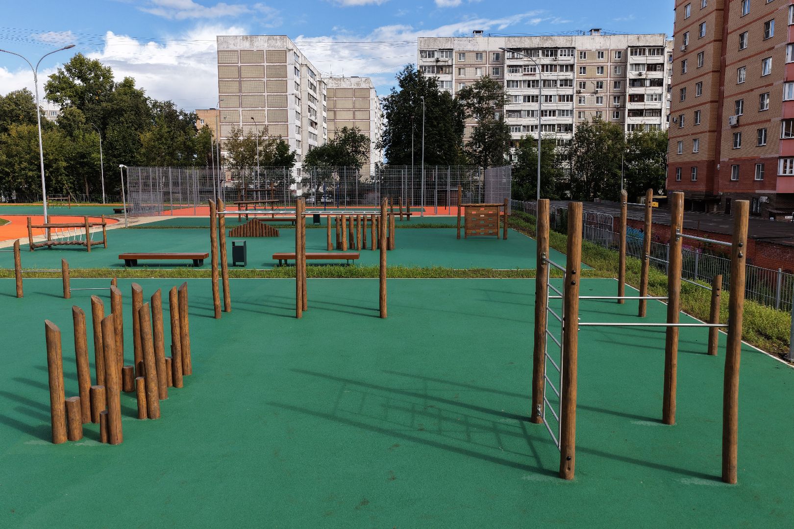 видео с коптера, пристройка к школе 3, образование в чехове,