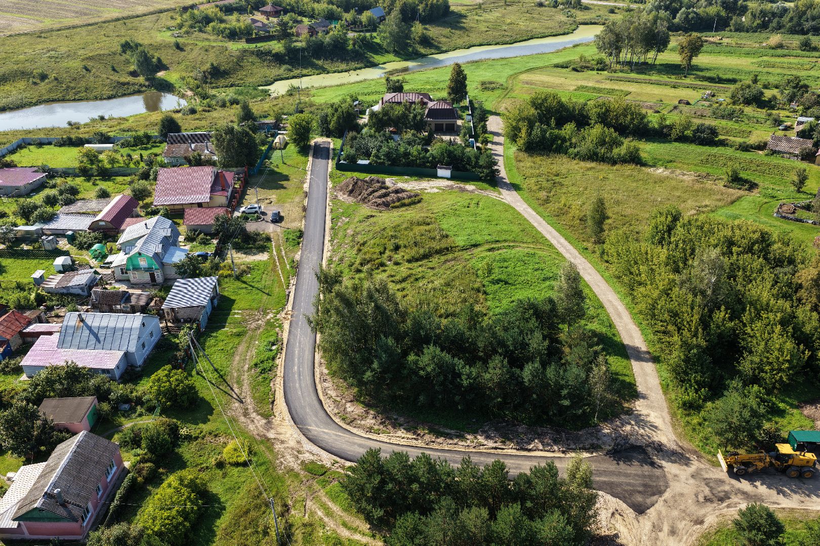 видео с коптера, ремонт дороги зарайск,