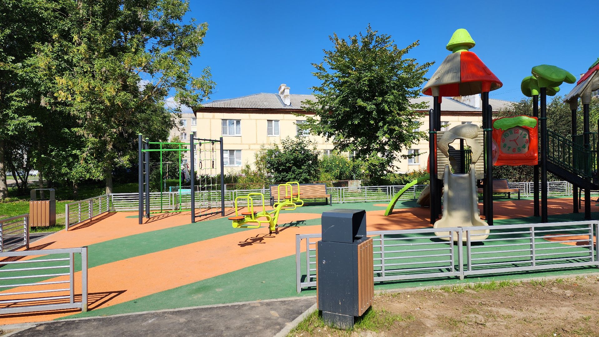 луховицы, крансая пойма, благоустройство,КраснаяПойма #благоустройство #детскаяплощадка,