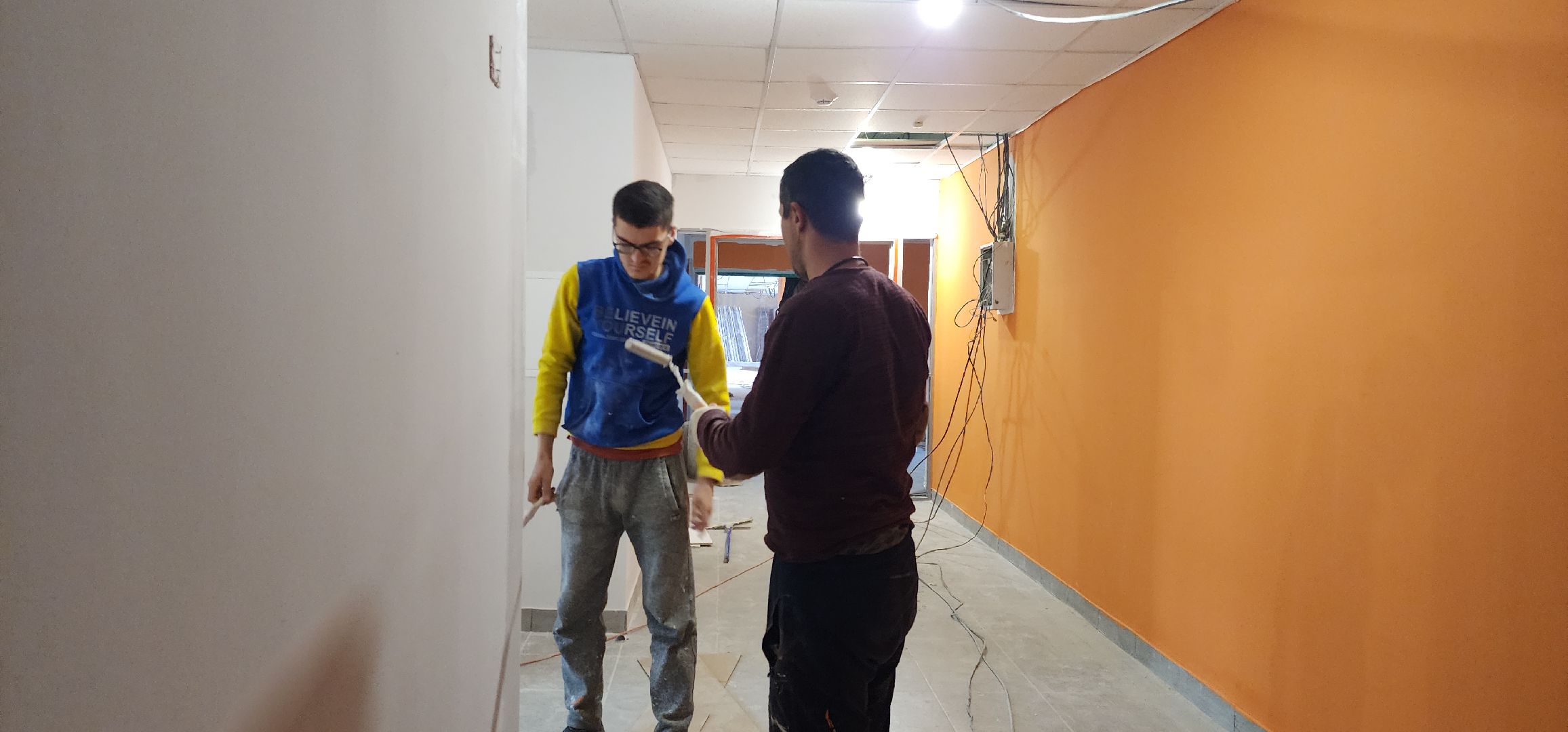 Благоустройство, Капитальный ремонт школы Голицыно, Строительство, Образование ,