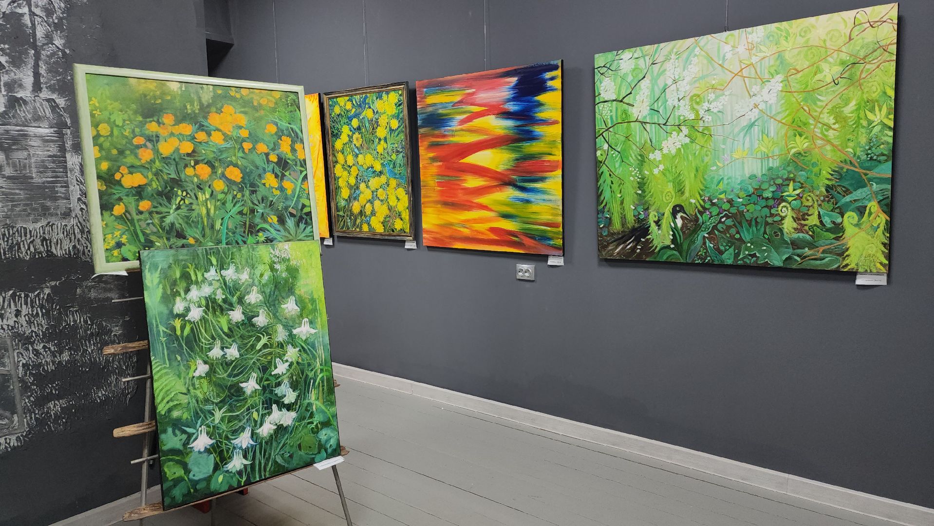 вертикалки, правдинский, пушкинский, живописцы, художественная выставка, картины маслом, союз художников подмосковья,сад, дивный сад,