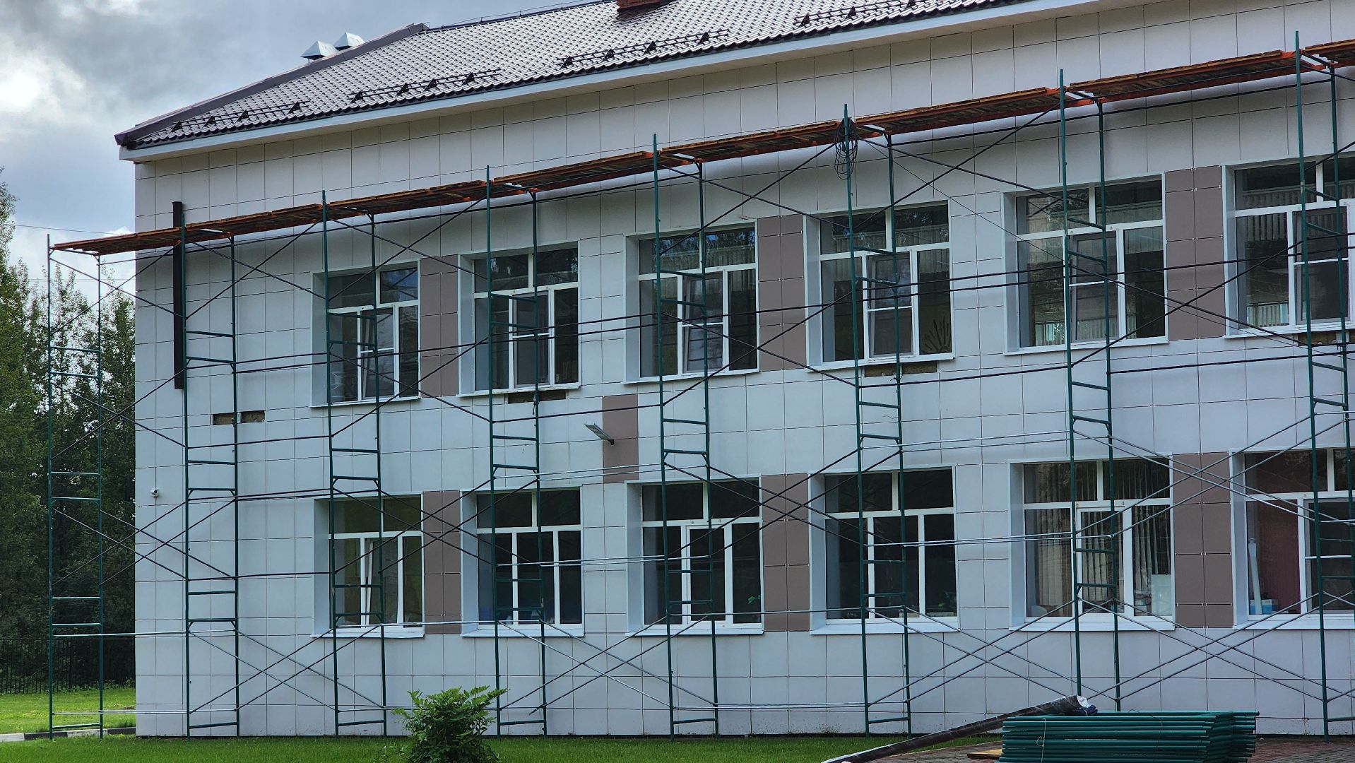 солнечногорск, тимоновская школа, ремонт кровли,