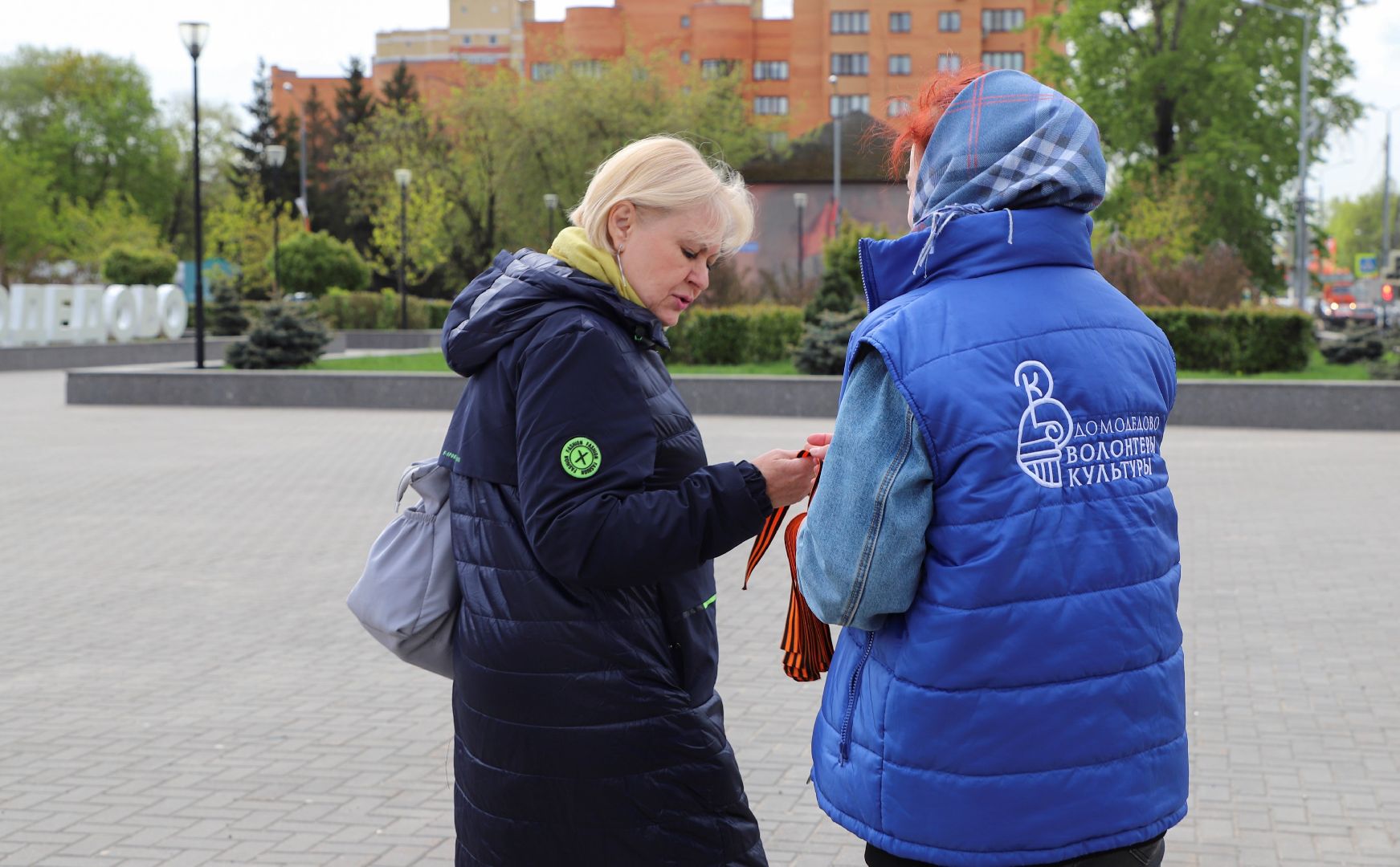 Волонтёры культуры, Георгиевская лента, Домодедово