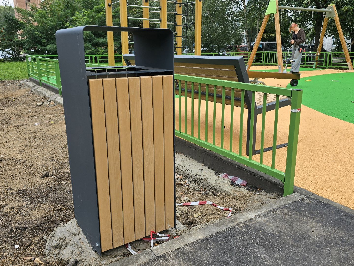 Коломна, новая детская площадка,