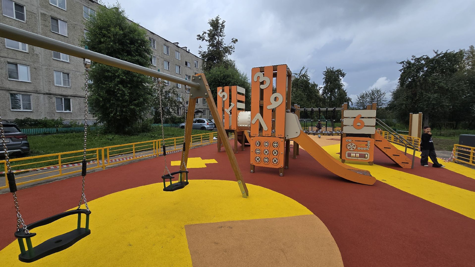 Коломна, новая детская площадка,