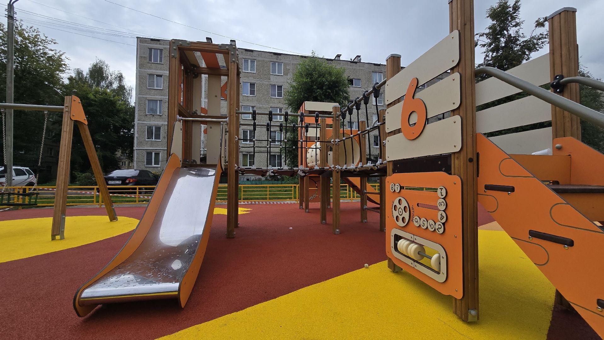 Коломна, новая детская площадка,