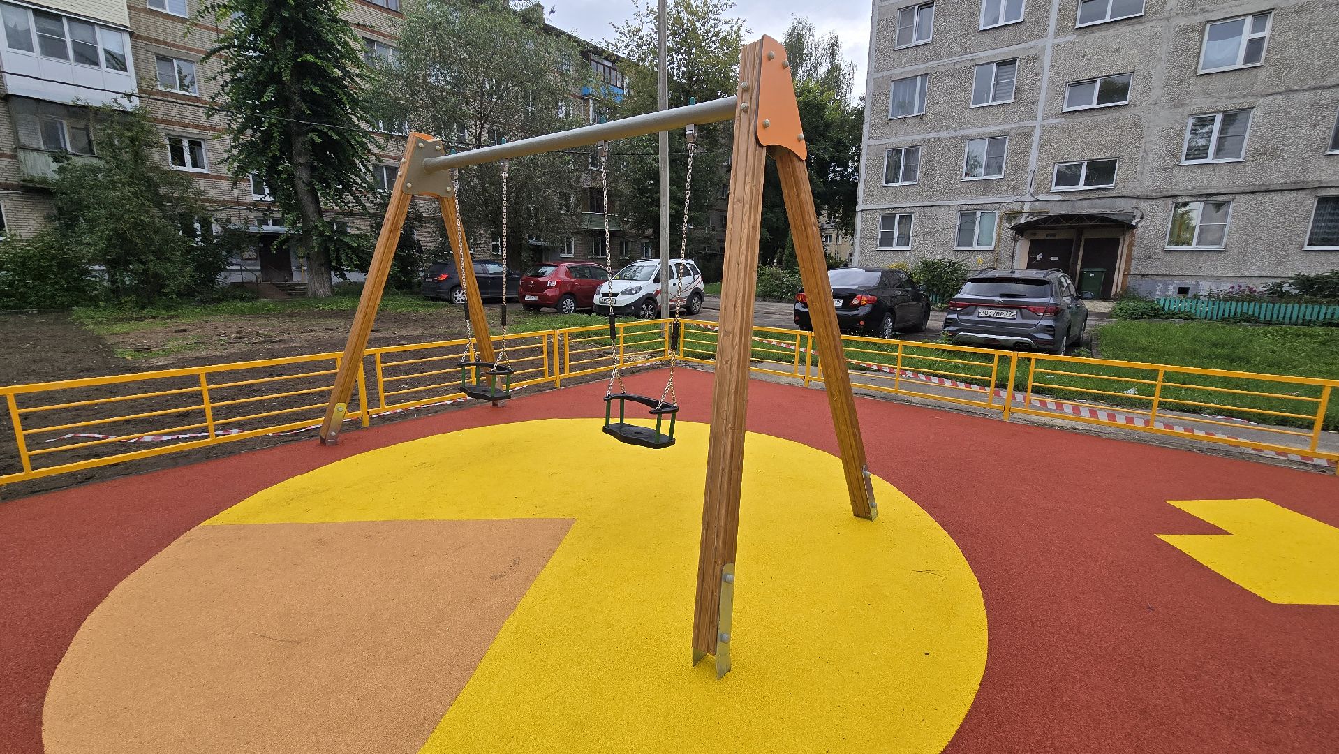 Коломна, новая детская площадка,