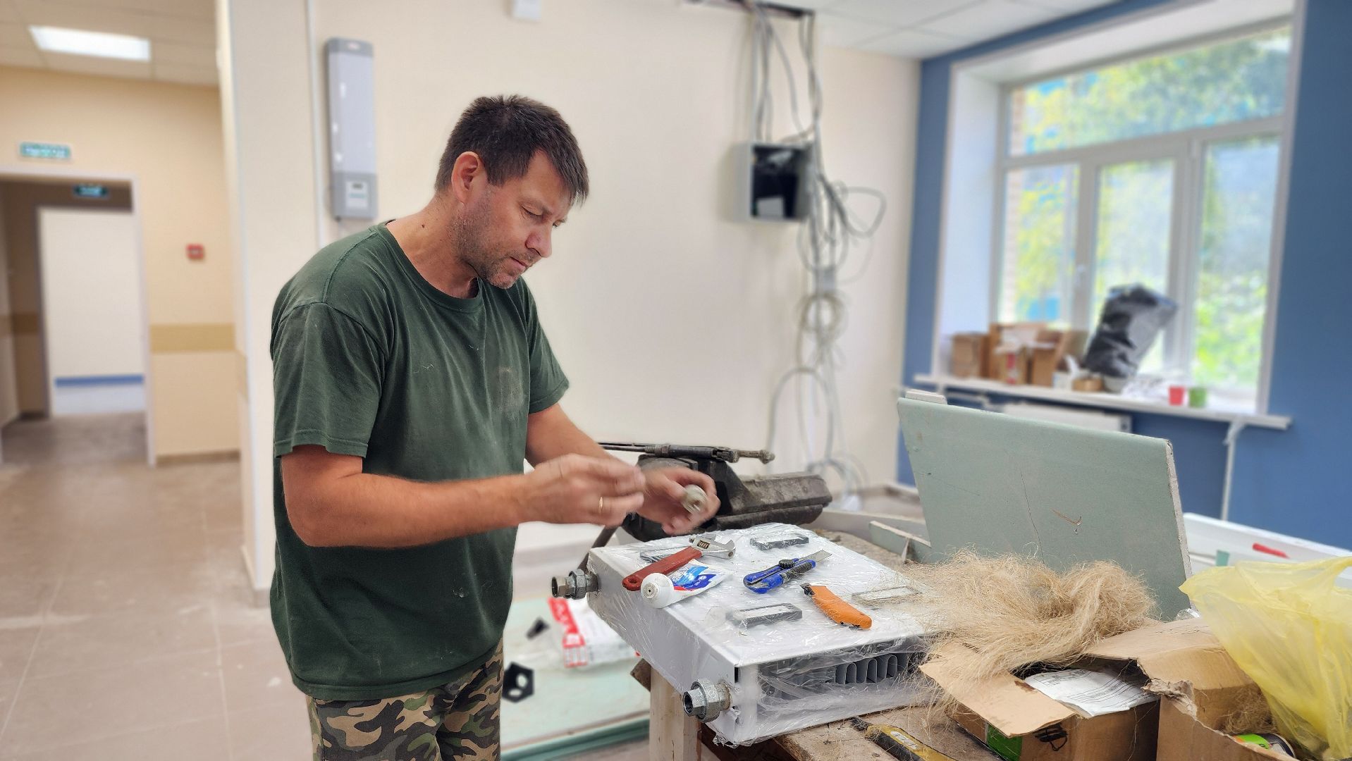 волоколамск, ремонт поликлиники, здравоохранение подмосковья,