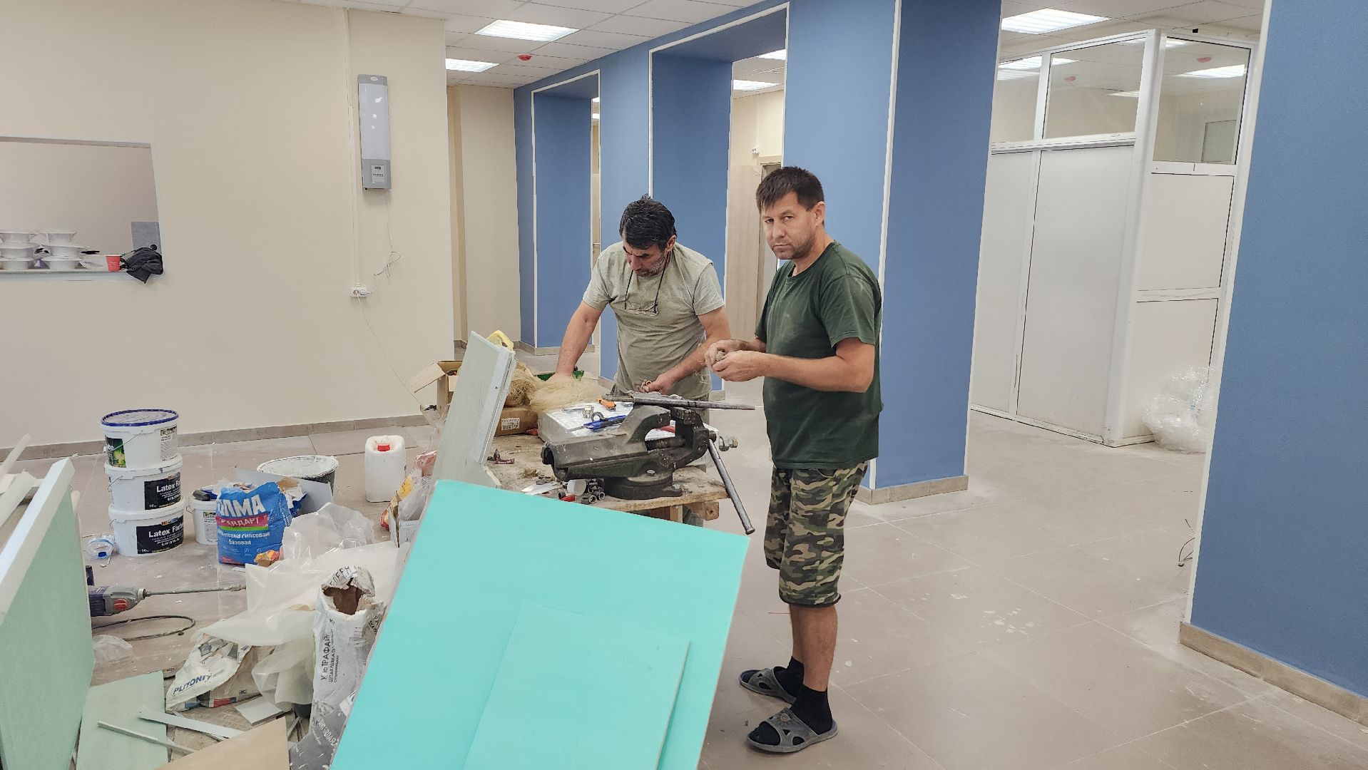 волоколамск, ремонт поликлиники, здравоохранение подмосковья,