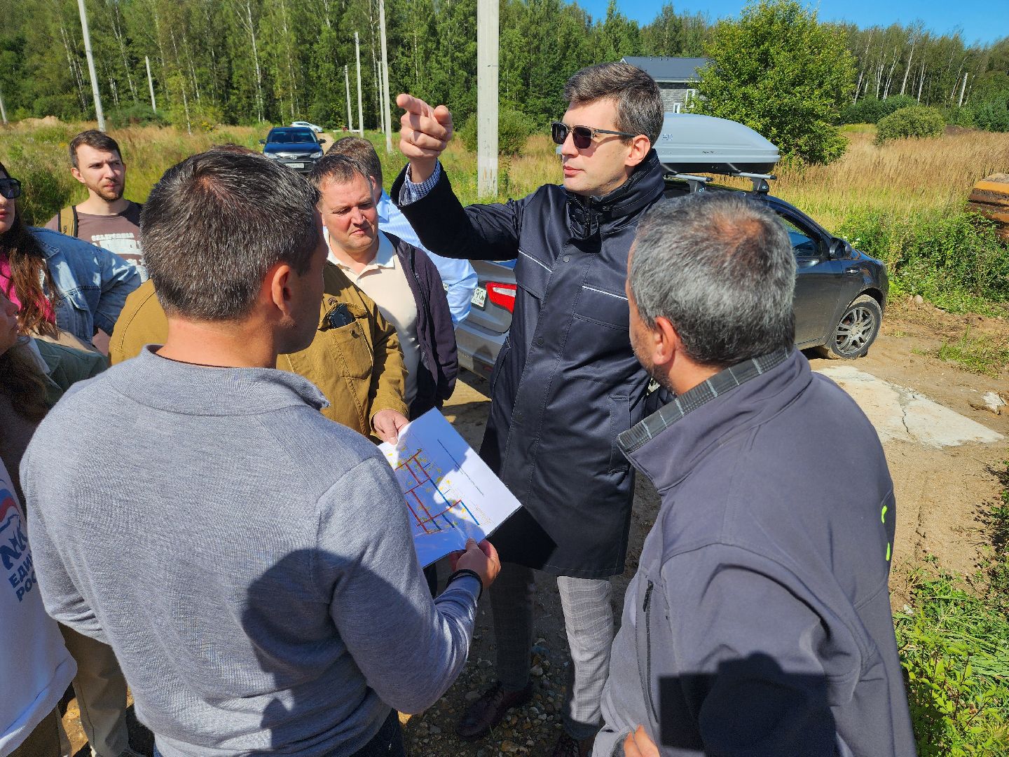 дубна,  поле многодетных, поселок для многодетных, строительство, дороги,