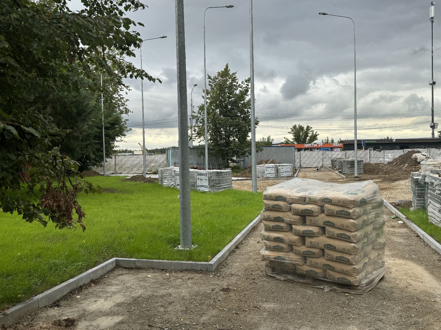 благоустройство, сквер, поселок измайлово , ленинский городской округ,