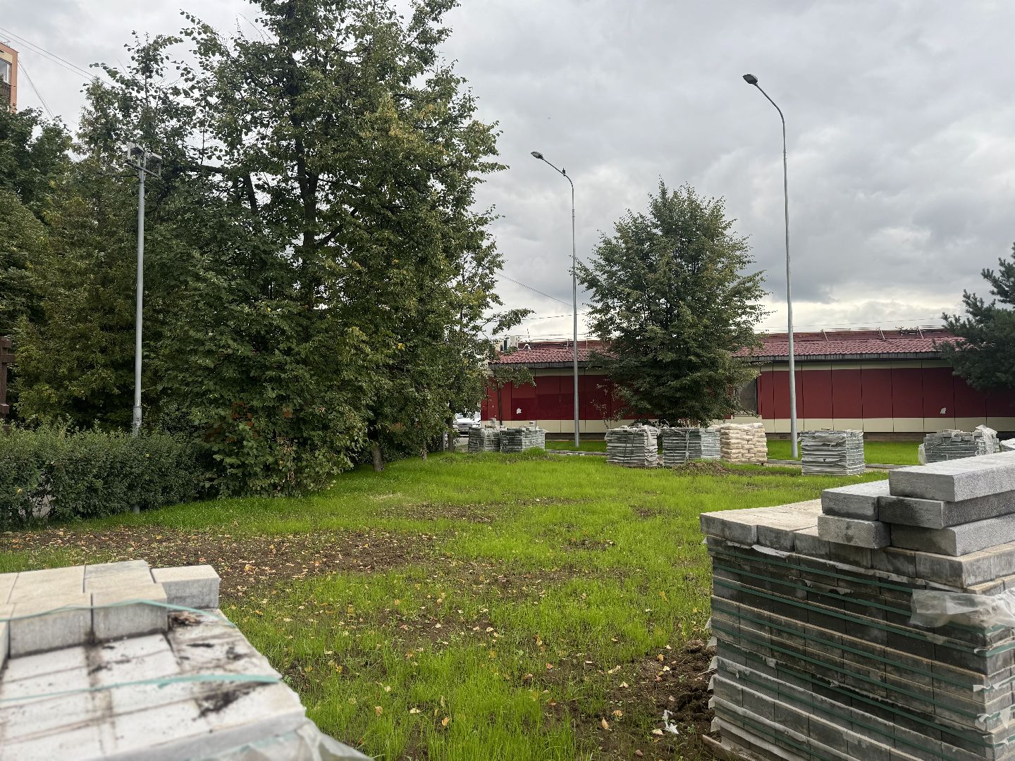 благоустройство, сквер, поселок измайлово , ленинский городской округ,