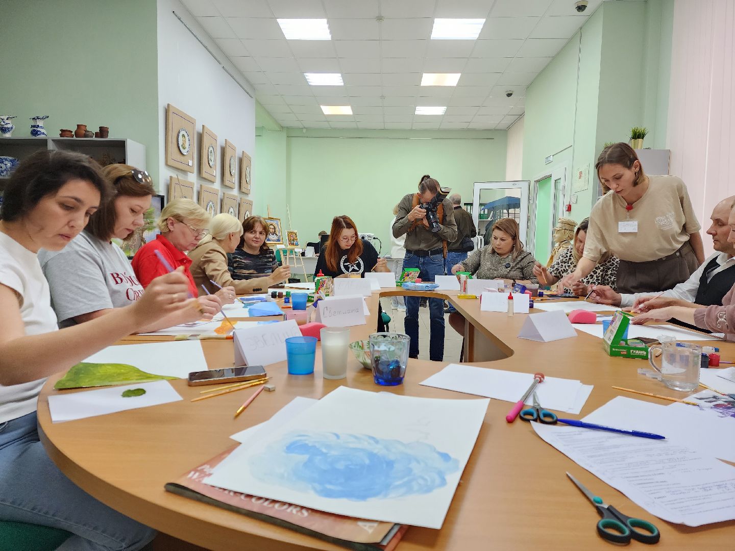 раменское, общество, поддержка семей участников сво, творческий мастер-класс в туристско-информационном центре ,