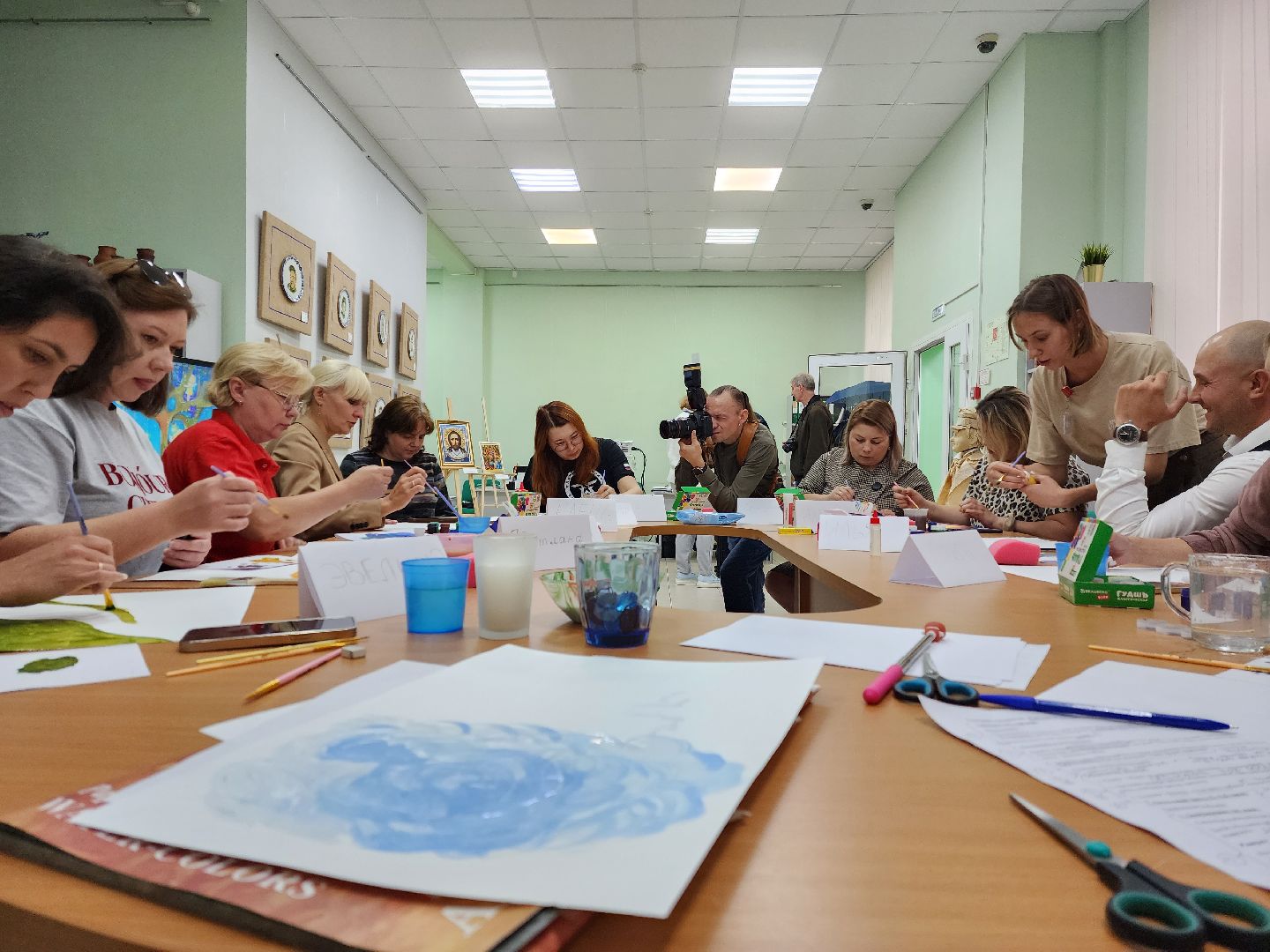 раменское, общество, поддержка семей участников сво, творческий мастер-класс в туристско-информационном центре ,