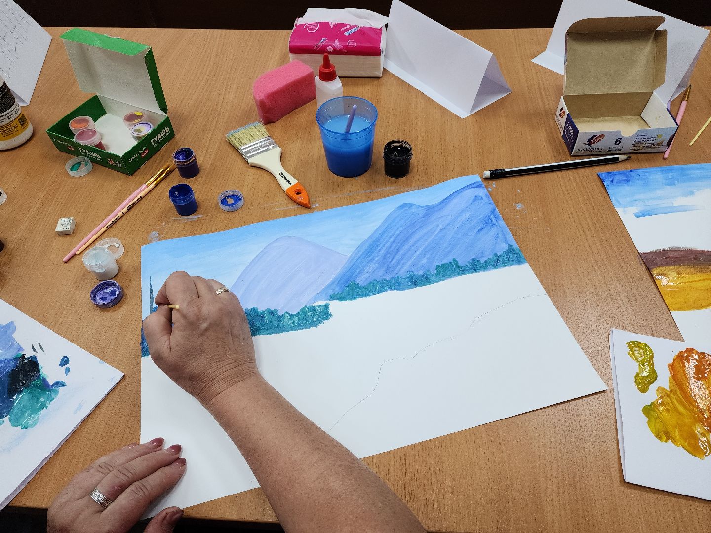 раменское, общество, поддержка семей участников сво, творческий мастер-класс в туристско-информационном центре ,